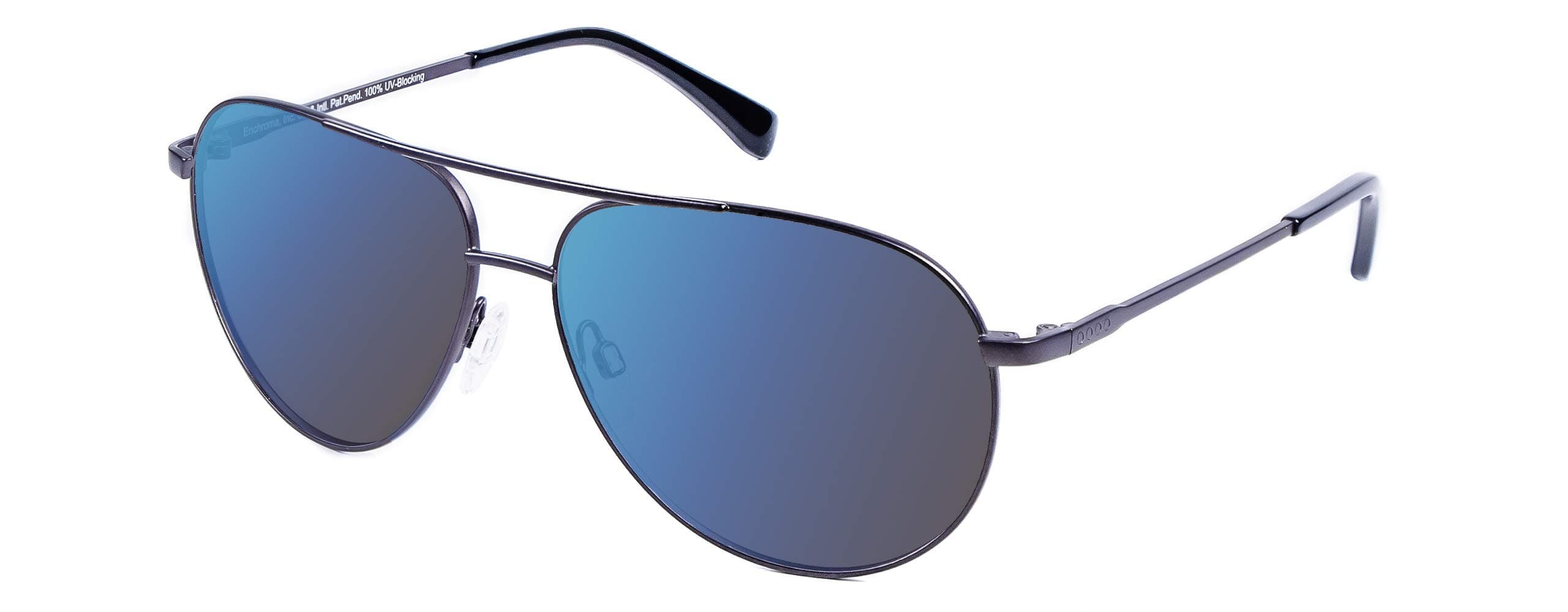 EnChroma Color Blind Glasses - Atlas Matte Brown - Outdoor Cx3 Sun - For Red-Green Color Blindness