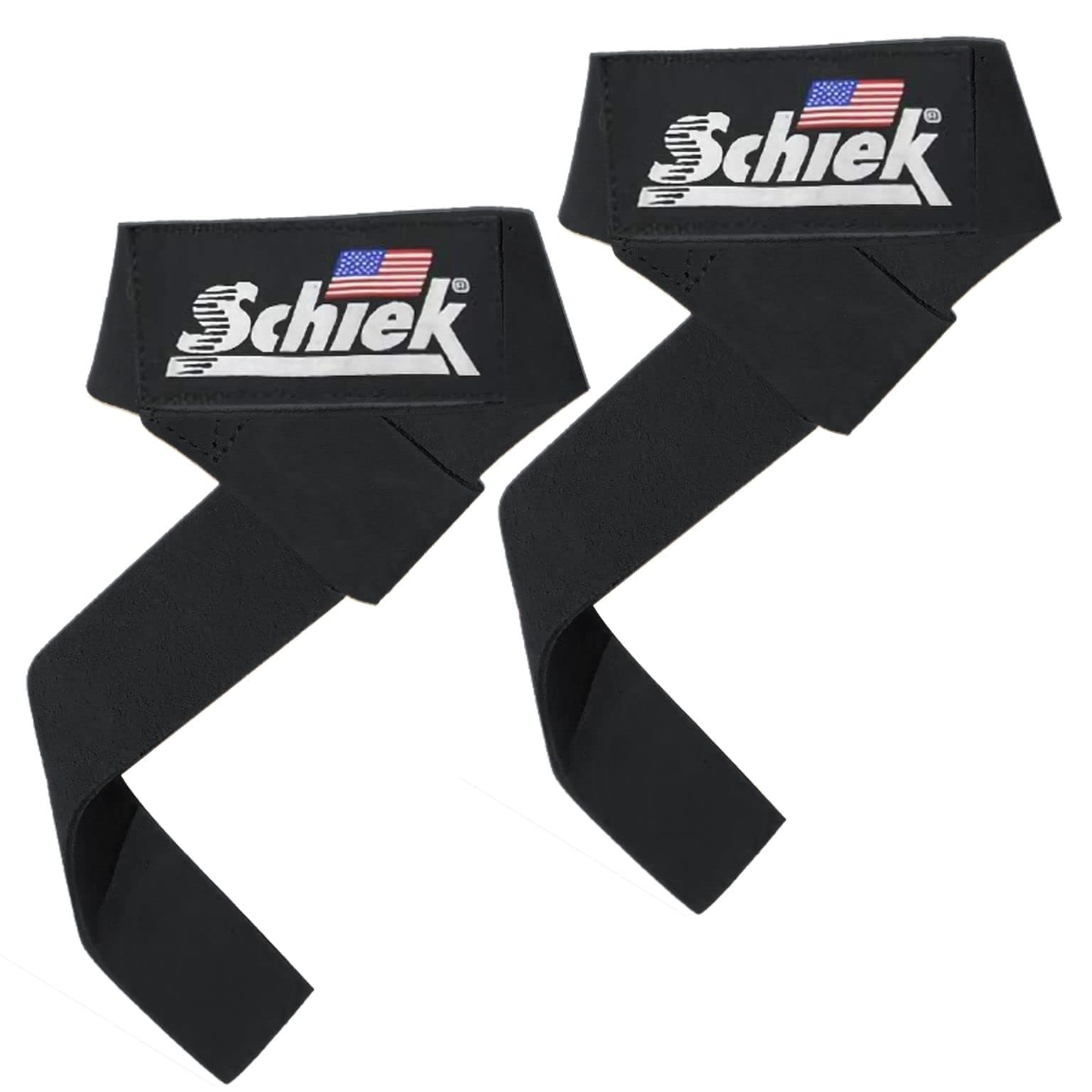 SchiekSports Model 1000LLS Leather Weight Lifting Straps
