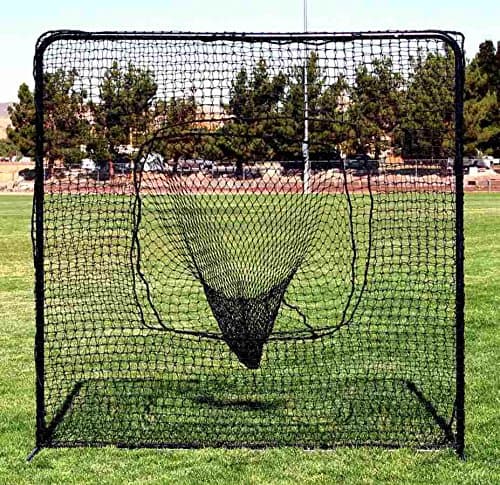 Square Portable Practice Screen w Sock Net in Black