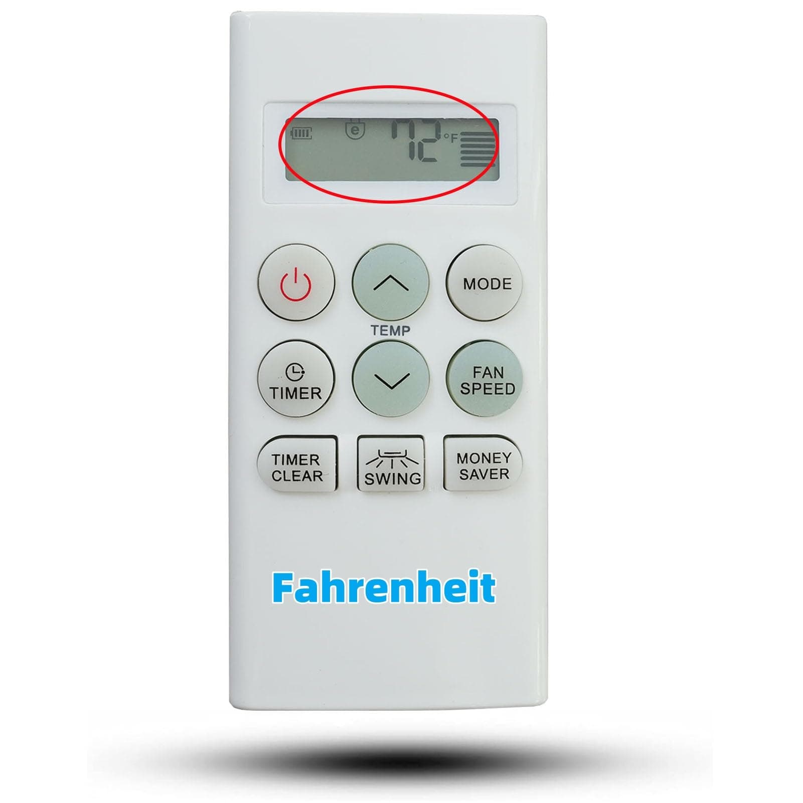 Replacement Remote Control Compatible for Friedrich Air Conditioner AKB73756214 CP05G10A CP05G10B CP12G10B CP15G10A CP15G30A CP24G30B EP08G11A EP08G11B EP12G33A EP12G33B