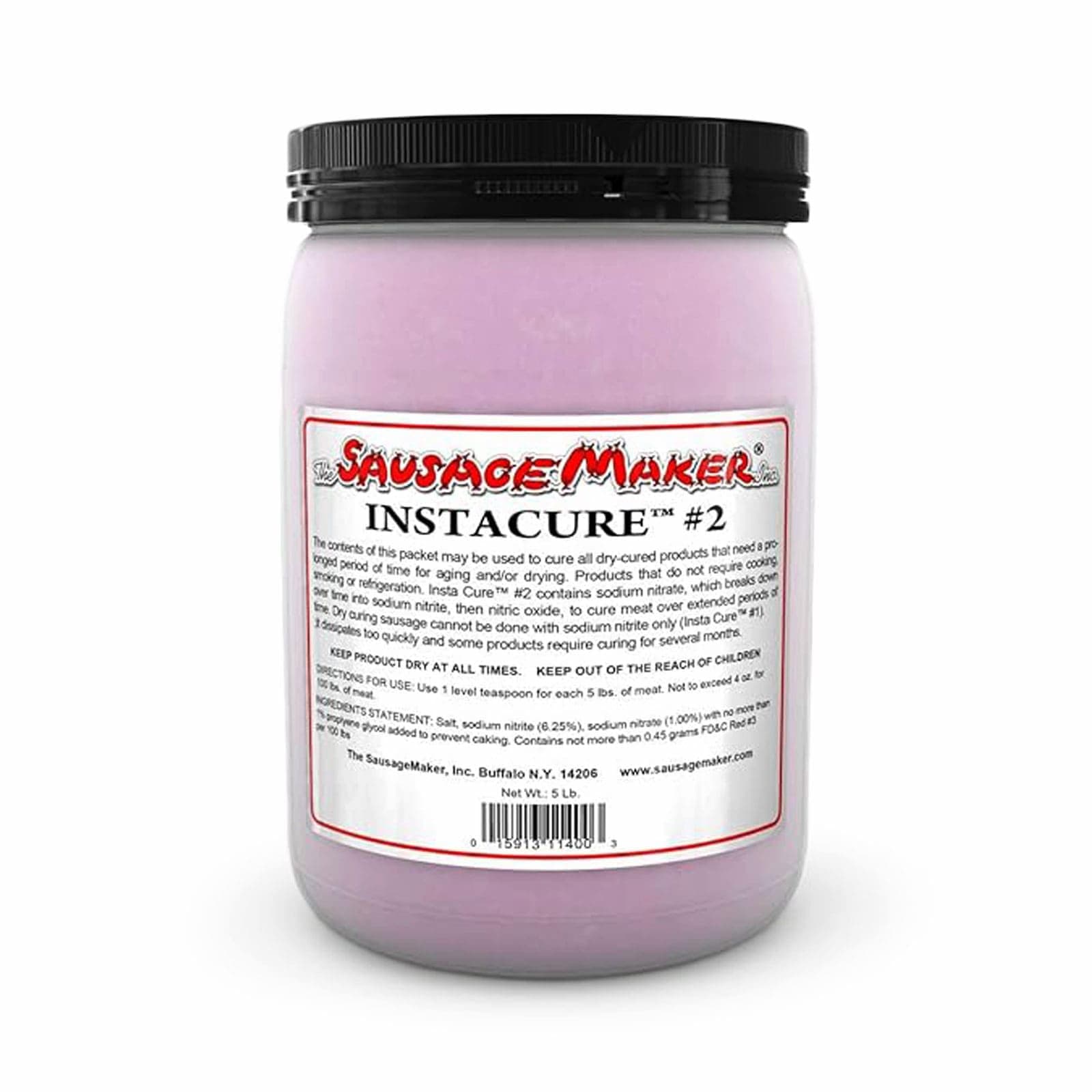 Insta Cure #2 (Prague Powder 2) - Curing Salt for Sausage and Meat - 5 lbs. - The Sausage Maker