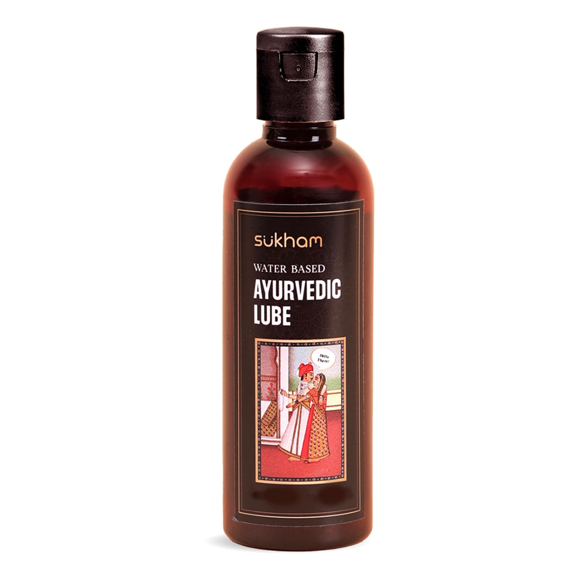 Sukham Ayurvedic Lube 50ml | As Seen On Shark Tank | Natural Water Based Lubricant Gel | 100% Natural Ingredients | 21 Organic Herbs | pH Balanced | Non-Sticky and Stain-Free