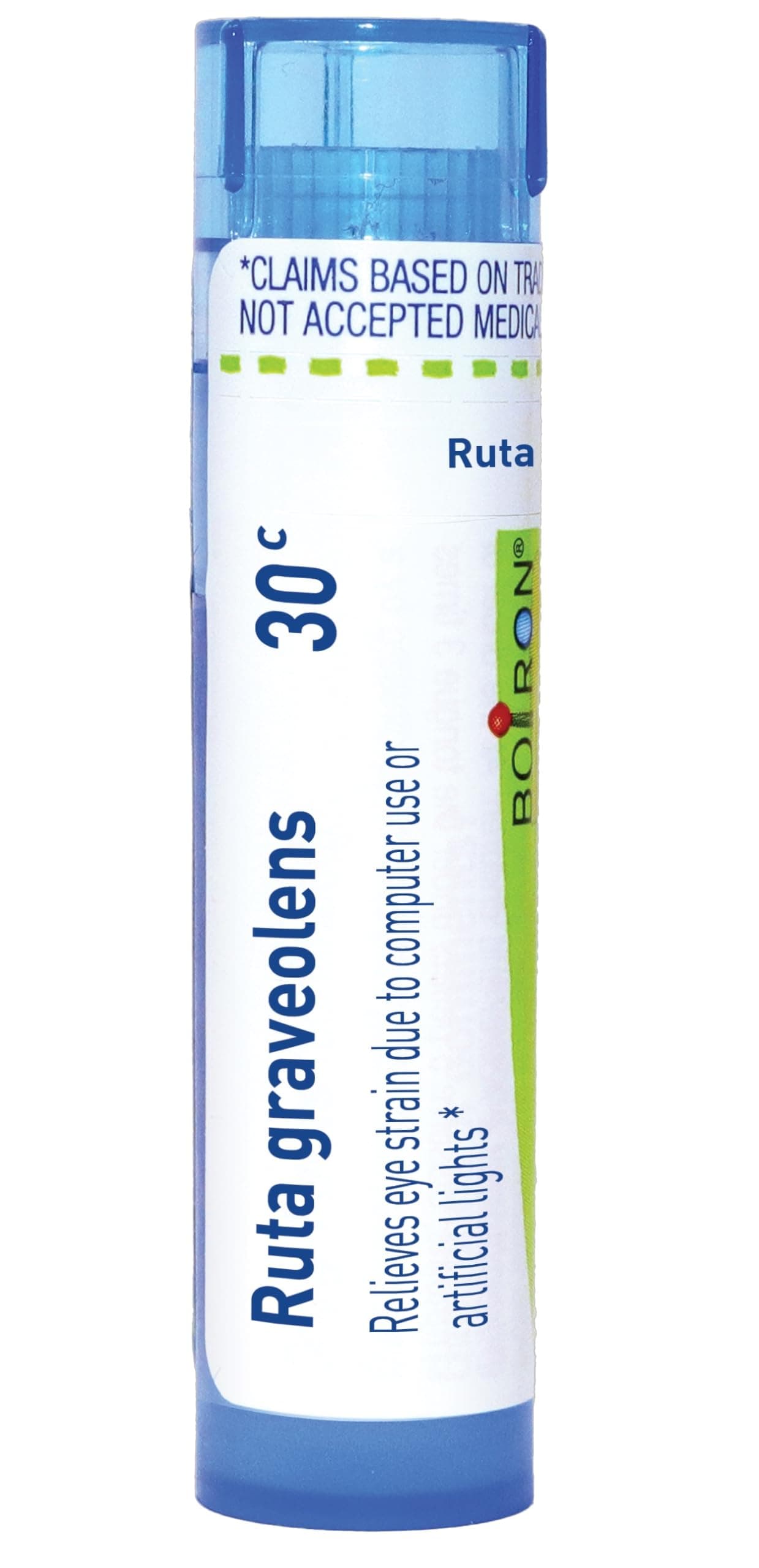 Boiron Ruta Graveolens 30C, 80 Pellets, Homeopathic Medicines for Eye Strain