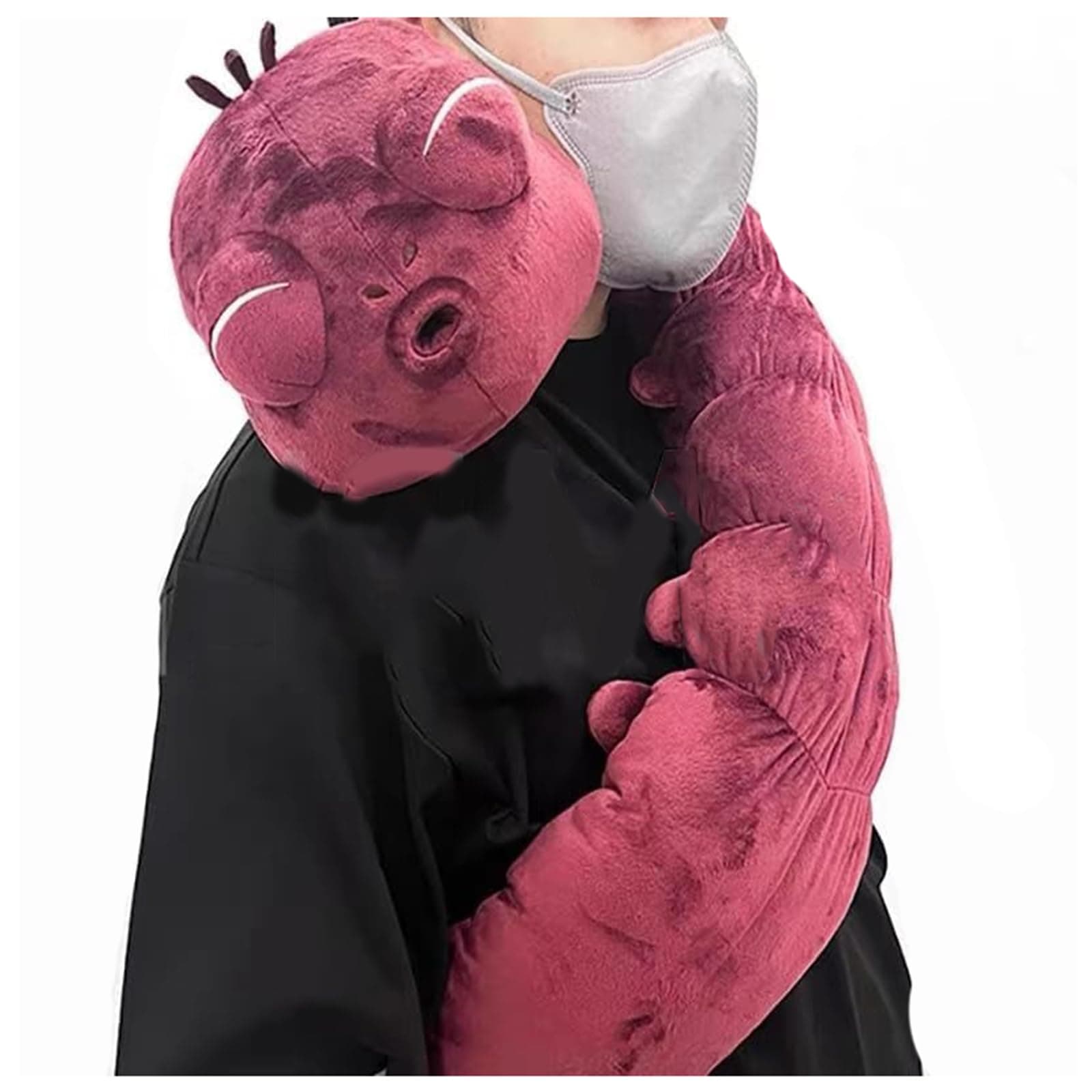 Toji Fushiguro Cosplay Worm Toji Plush Toy Doll 130cm Toji Fushiguro Cosplay Jujutsu Kaisen Merch Toji Fushiguro Anime for Fans Home Decor & Gifts, Red