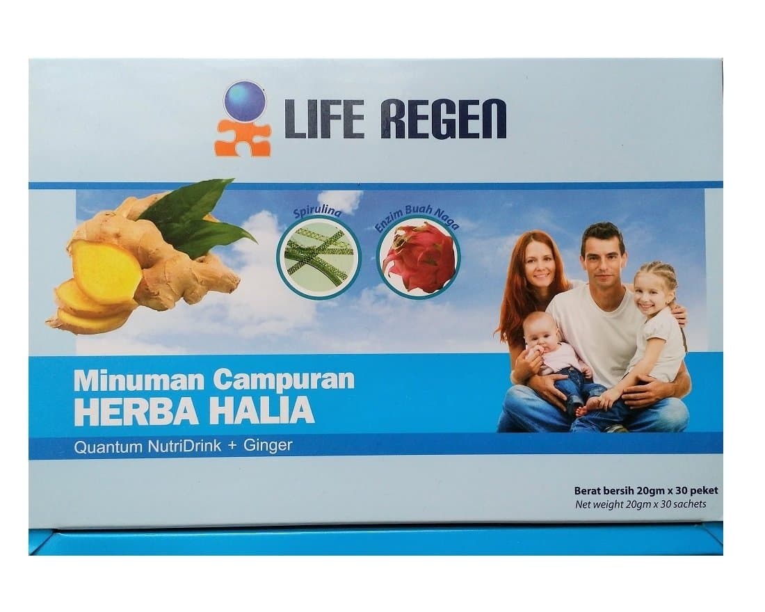 Liquid Nutrition LIFE REGEN Quantum Nutridrink + Ginger 695g Blue