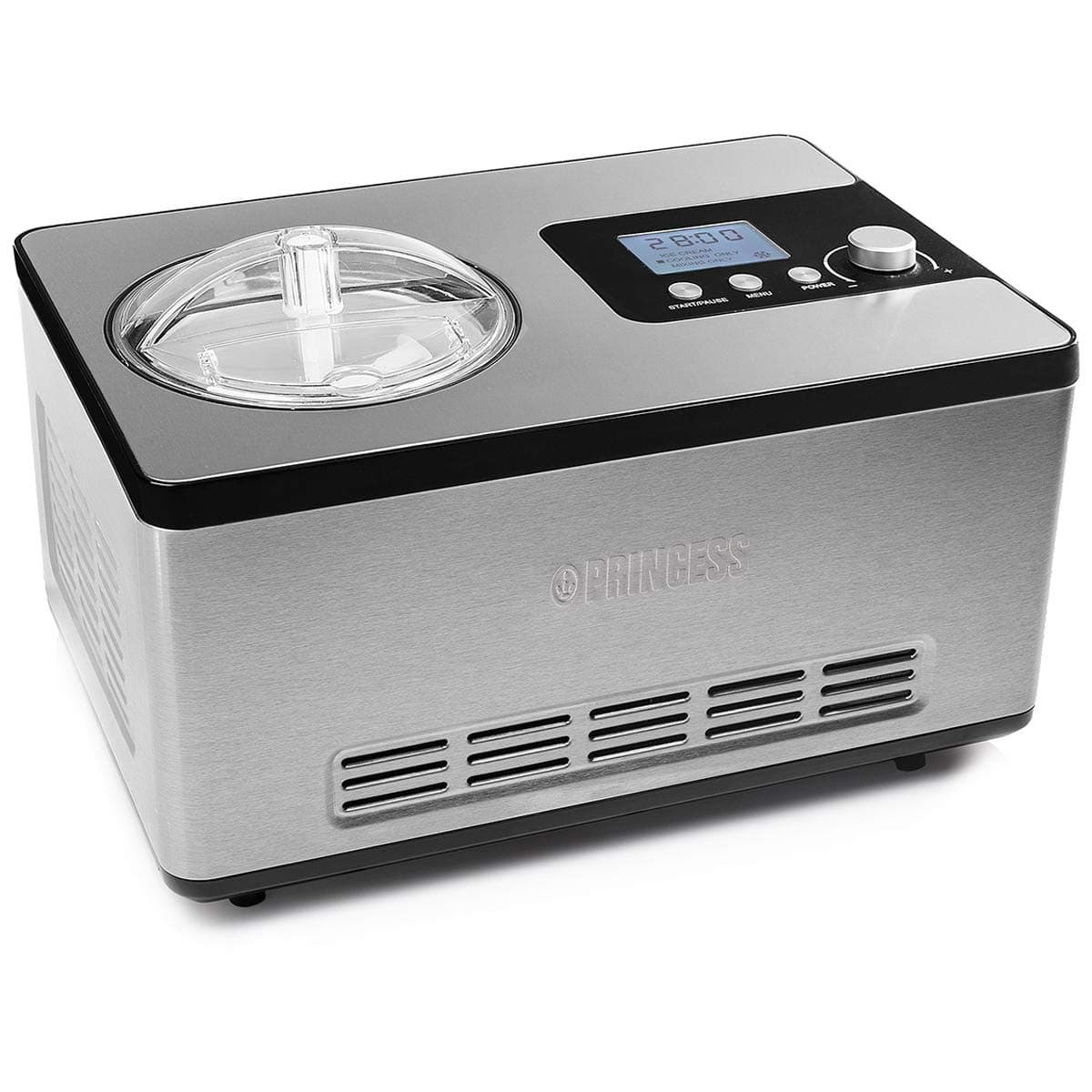 Princess Ice Cream Maker - Prn.282604, Metallic Steel