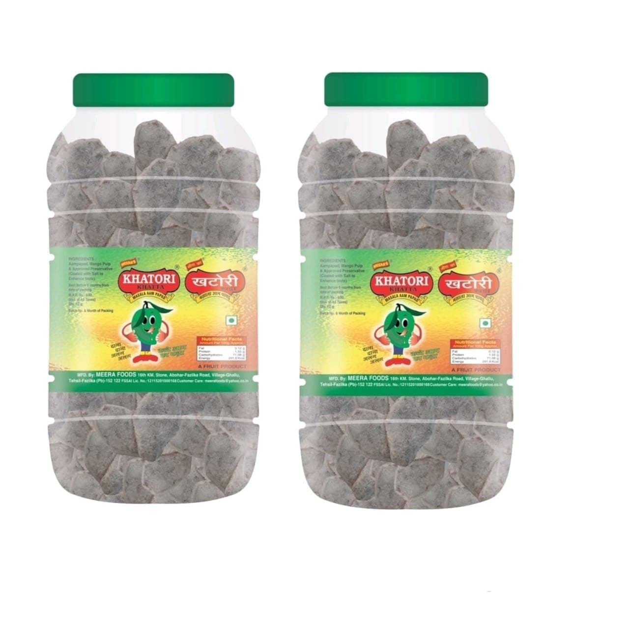 MEERA'S Khatori Khatta Masala Aampapad slice,Pack of 2 Marketed By : Gauri Shankar Khatri & Sons