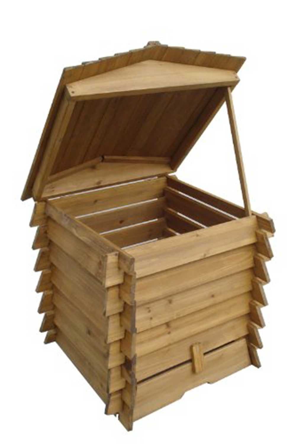 Wooden Beehive Composter - 328 Liter Capacity