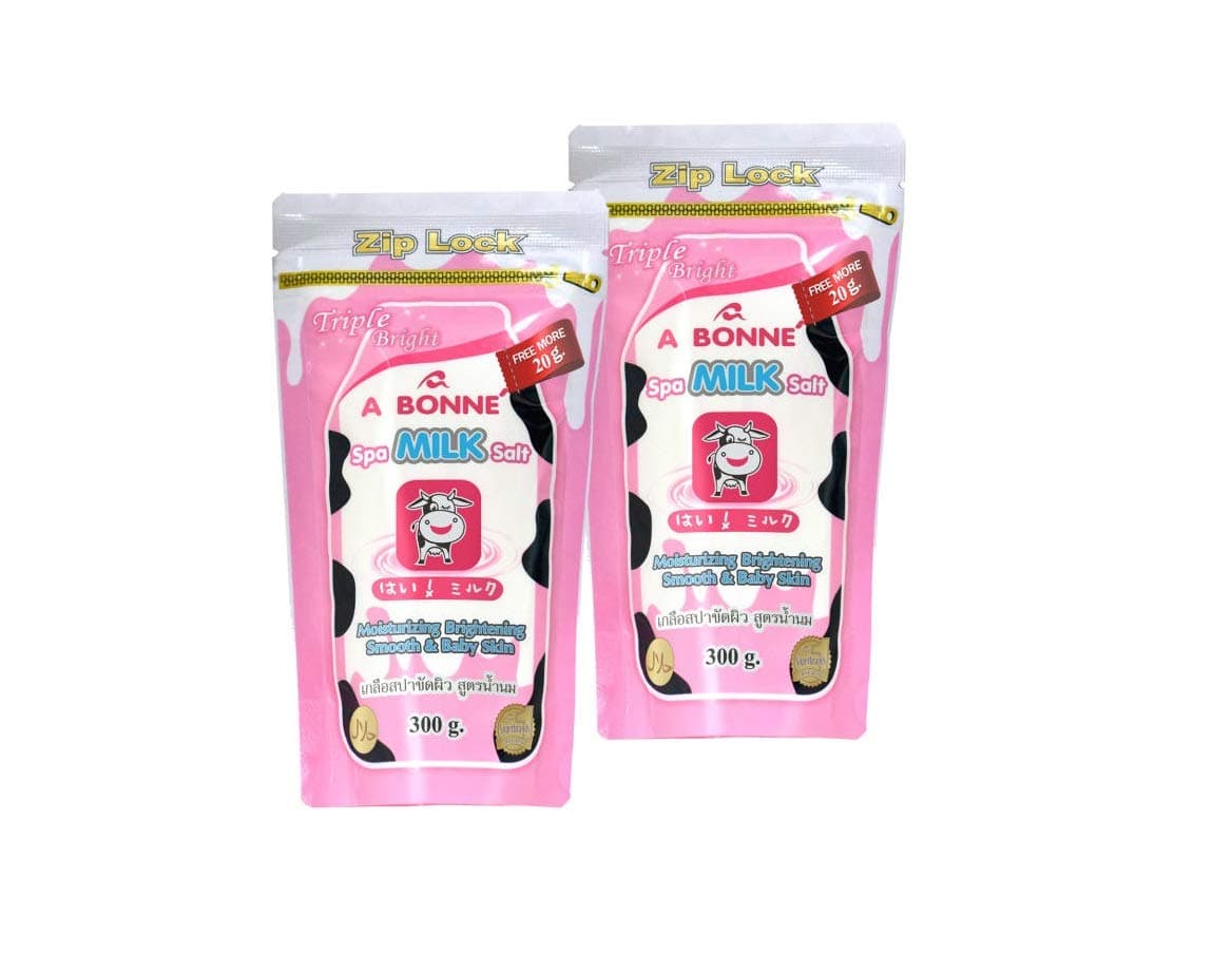 X2 A Bonne Spa Salt Body Scrub 320g (Milk)