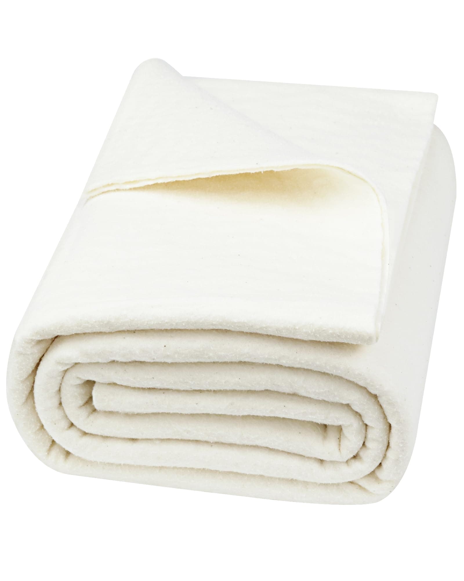 PLANTIONAL Grinding Natural Cotton Batting for Quilts: 59-Inch x 79-Inch Light Weight Purely Natural All Season Quilt Batting for Quilts, Craft and Wearable Arts