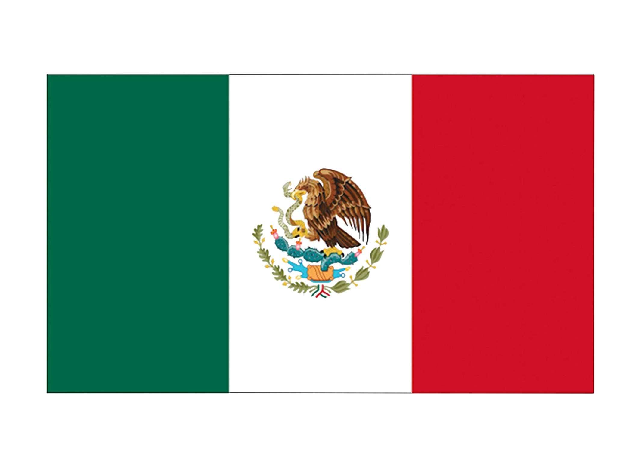 Rogue River Tactical Mexico Mexican Flag Car Decal Window Bumper Sticker Country (3x5)