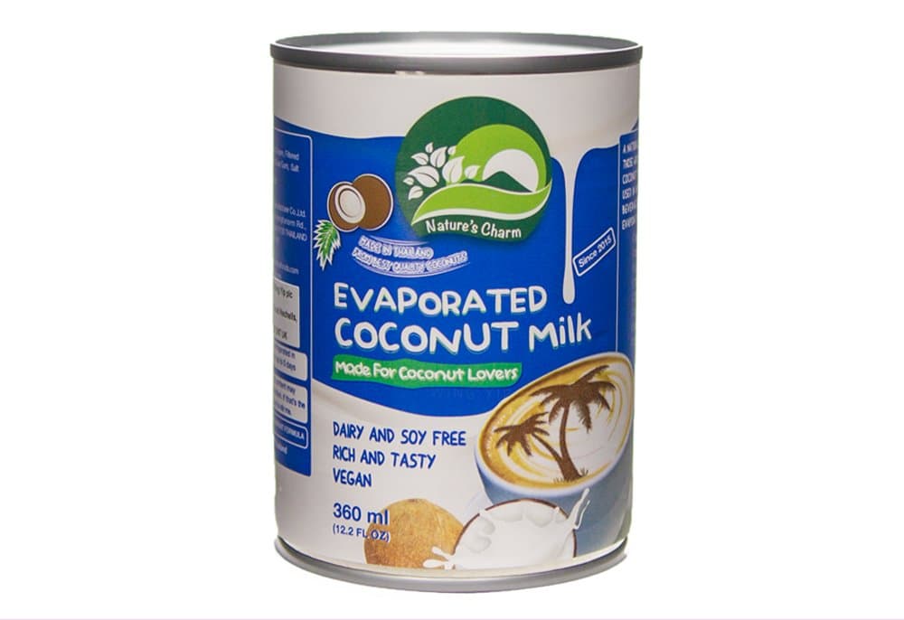 Natures Charm Evaporated Coconut Milk, 360 ml, Pack of 24