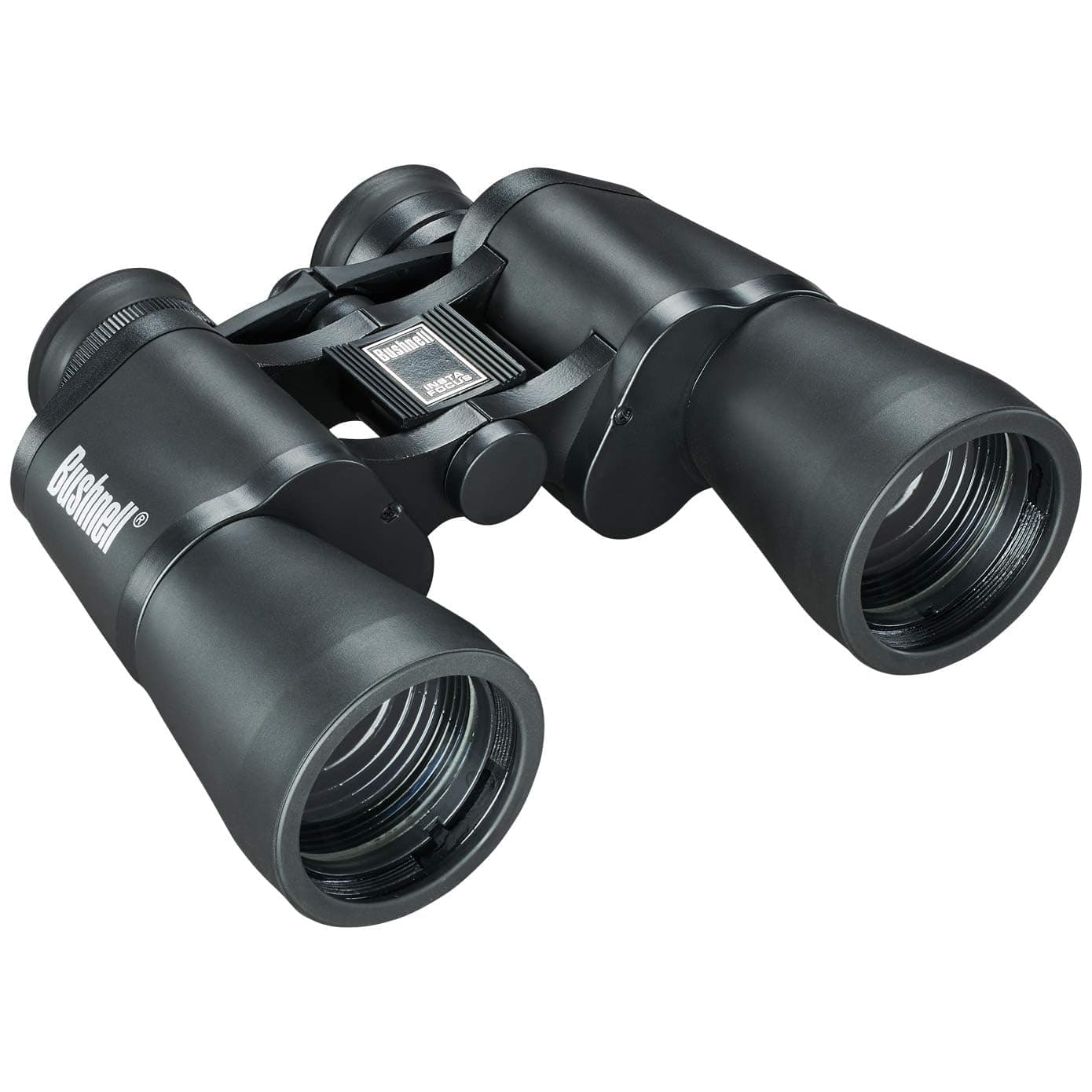 Bushnell Falcon 10x50 Wide-Angle Binoculars - Porro Prism, InstaFocus, BK7, Fold-Down Eyecups, Non-Slip Grip