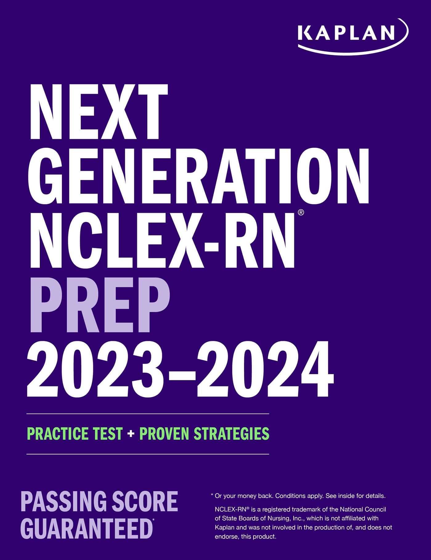 Next Generation NCLEX-RN Prep 2023-2024: Practice Test + Proven Strategies (Kaplan Test Prep) Paperback – 4 April 2023