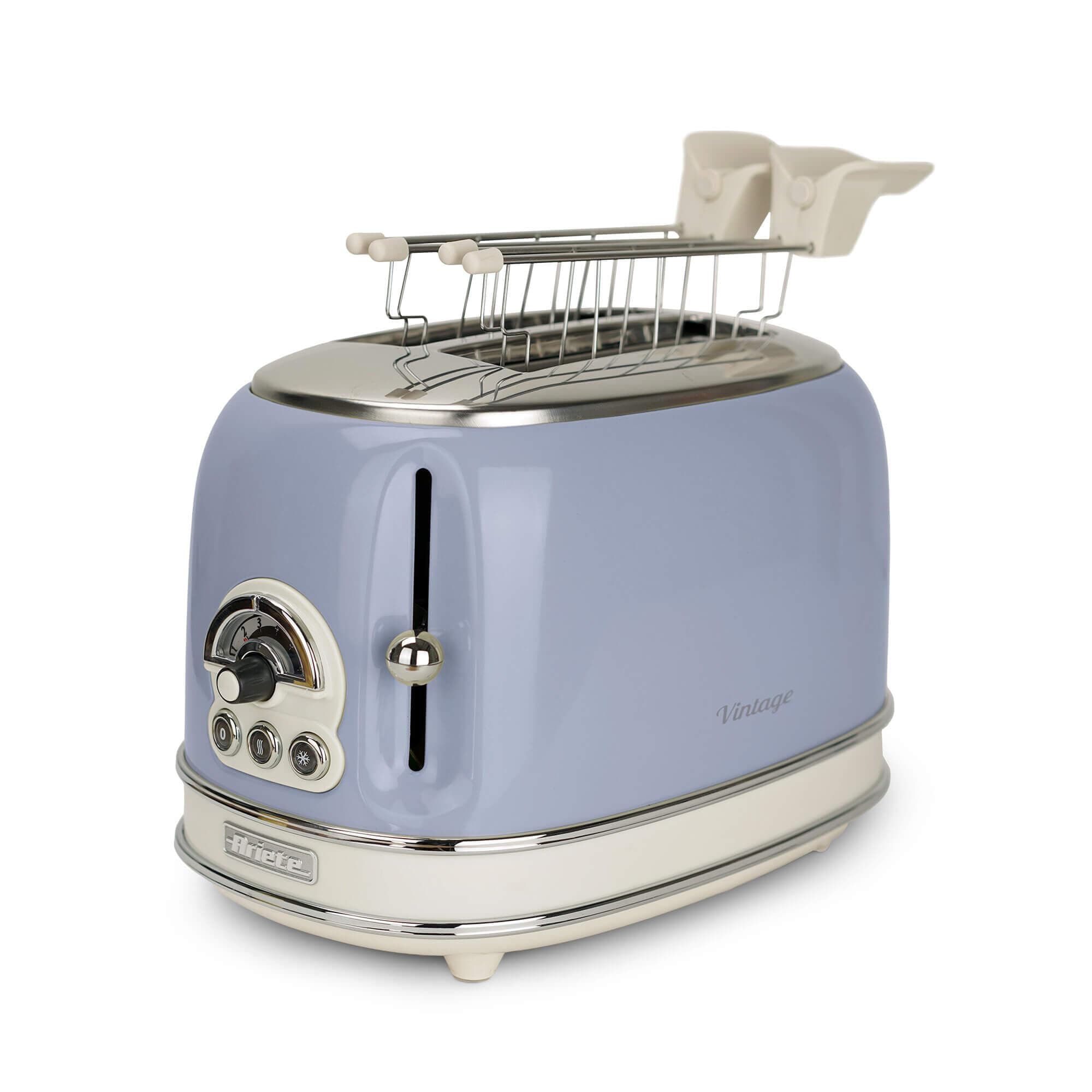 Ariete 155/05-blue Toaster which is Designed for Two Slices Vinatge-155/05-blue, Blue