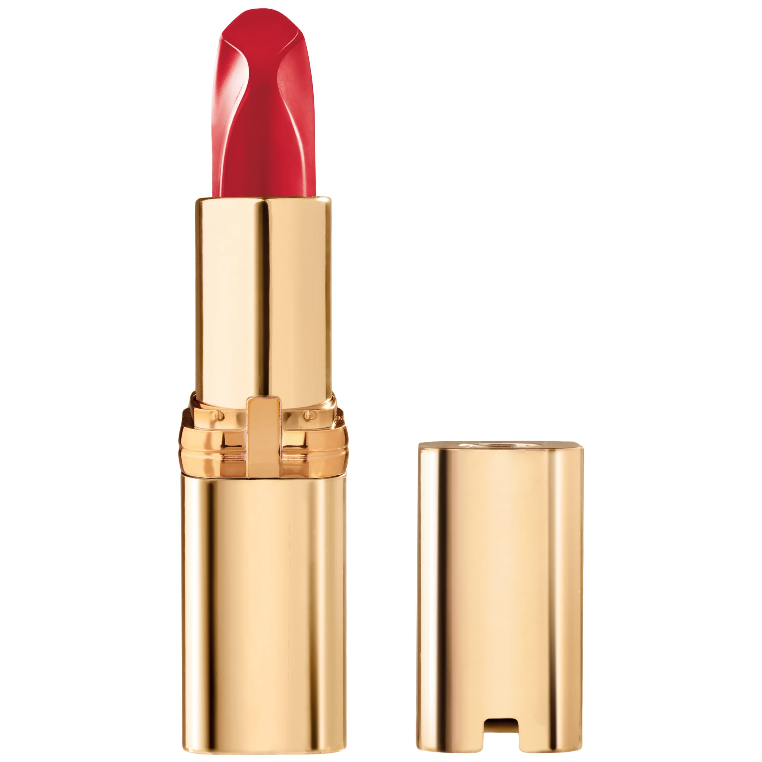 L’Oréal Paris L'Oreal Makeup Colour Riche Red Lipstick, Long Lasting, Satin Finish Smudge Proof Lipstick with Hydrating Argan Oil & Vitamin E, Lovely Red, 0.13 Oz