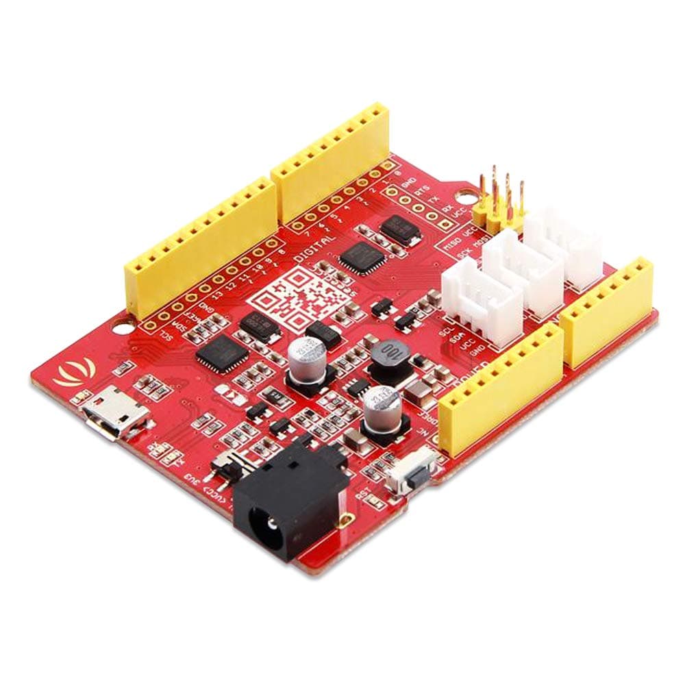seeed studio Seeeduino V4.2 Arduino Compatible Board with ATmega328, USB, 14 Digital I/O Pins, 6 Analog Inputs, ISP Header, Grove Connectors