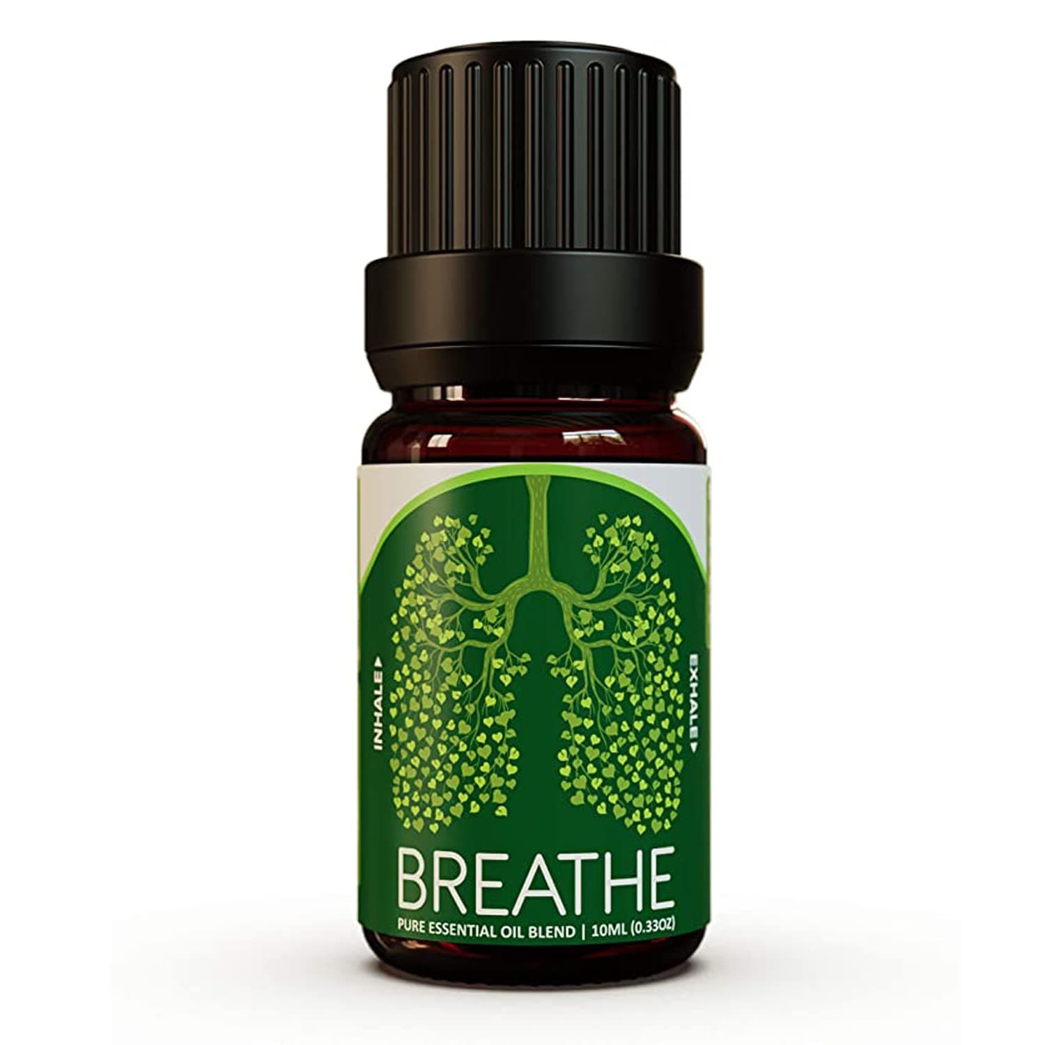 Ecodrop Decongesting Essential Oil Blend - 10ml Bottle | Pure Eucalyptus, Peppermint & Laurel Bay Leaf Oils for Easy Breathing | Aromatherapy Diffuser Oil Aids Respiratory Health