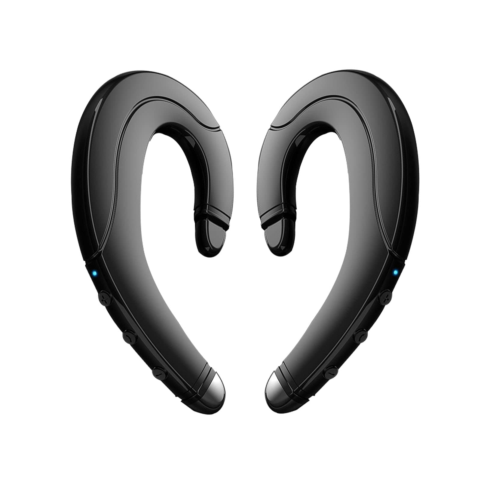 Non Ear Plug Bluetooth Headphones, New True Wireless Earbuds Handsfree Ear Hook Wireless Headphone with Microphone for iPhone and Android Smart Phones