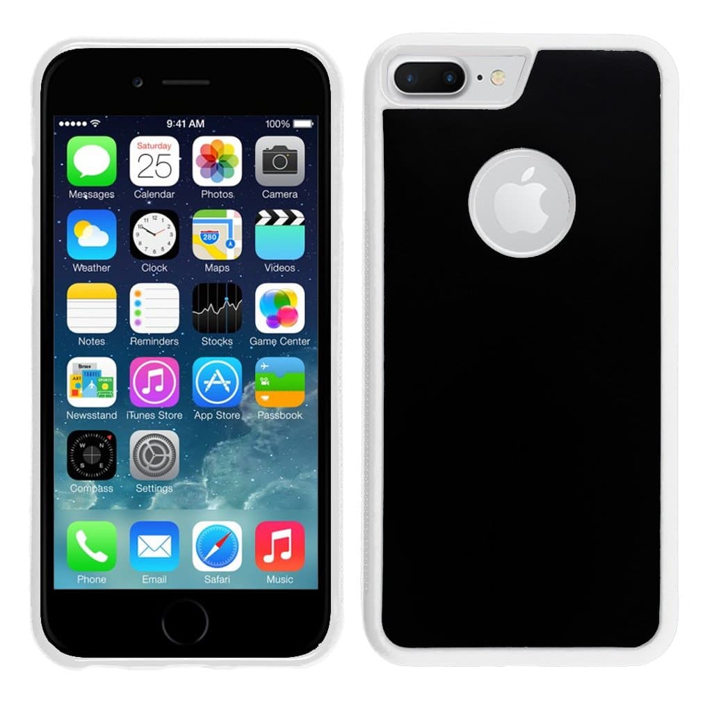 Koala Stick Anywhere Phone Case - For iPhone 6 Plus/6s – Nano Suction Cups Stick to Flat & Smooth Surfaces to Defy Gravity - Hands-free or Full Body Selfies & Videos - Easy-Clean & Anti-Scratch -White