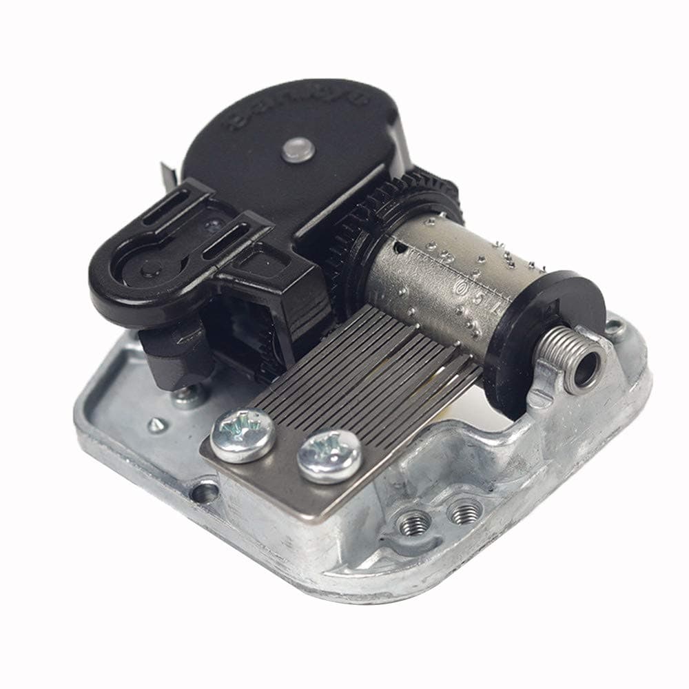Youtang Sankyo 18 Note Windup Silver Plating Clockwork Mechanism DIY Music Box Movement,Tune:Silent Night