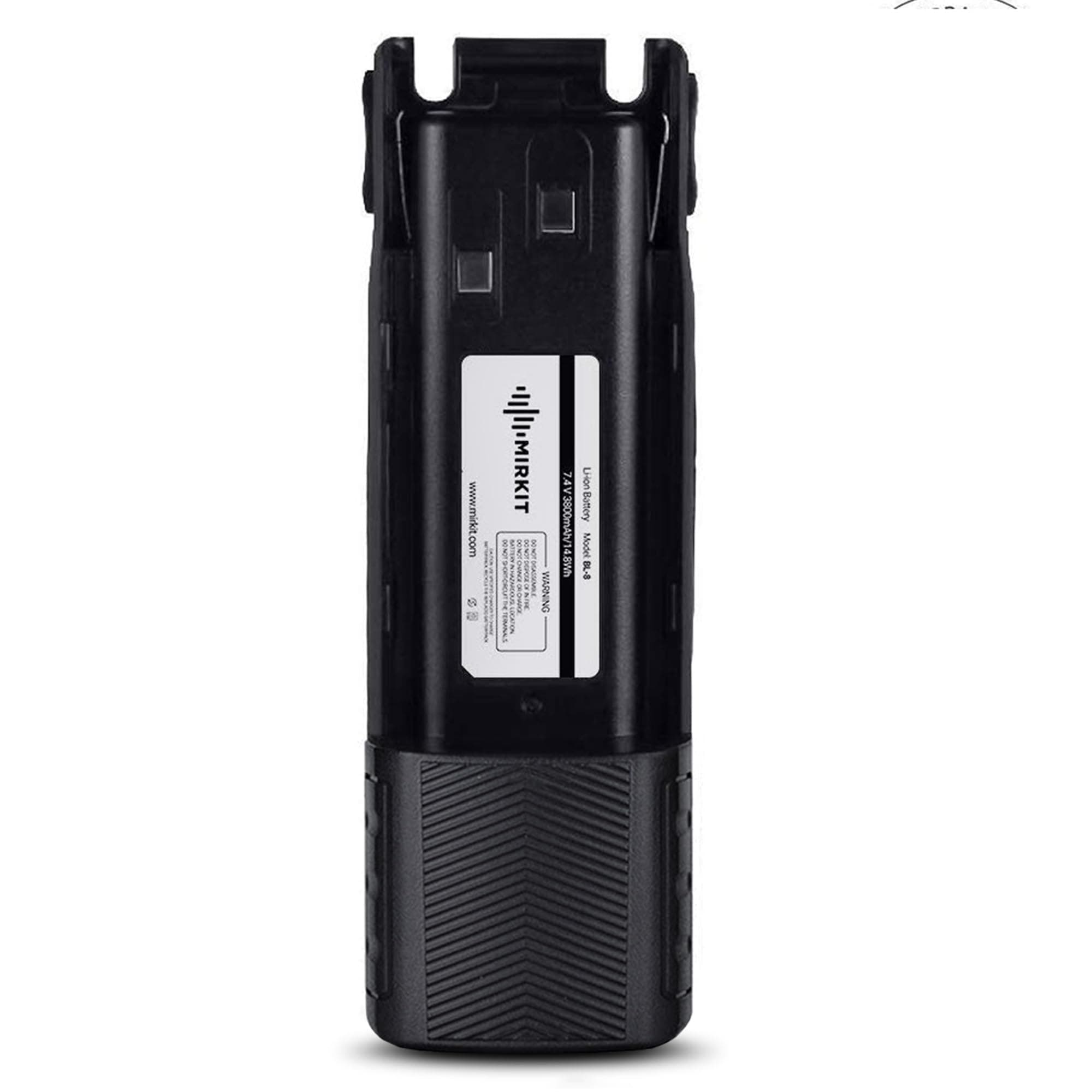MIRKIT 3800mAh UV82 Battery BL-8 7.4 V Li-ion Compatible with Baofeng UV-82 MK3/5 UV 82HP UV 82 UV 82C Gmrs V1 MURS V1 Extended Battery Radio