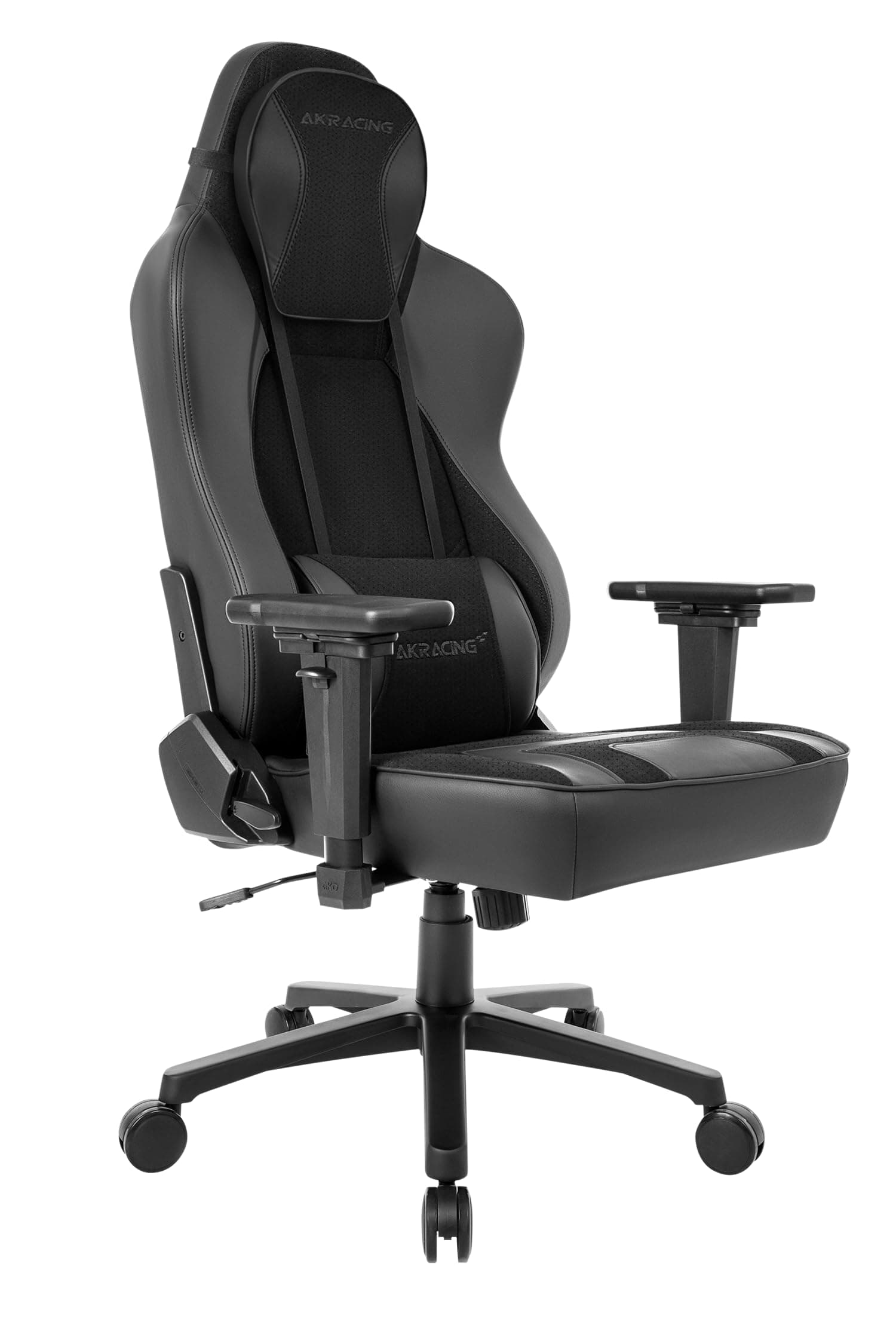 AKRacing Gaming Chair, Faux Leather, Softouch Suede, One Size