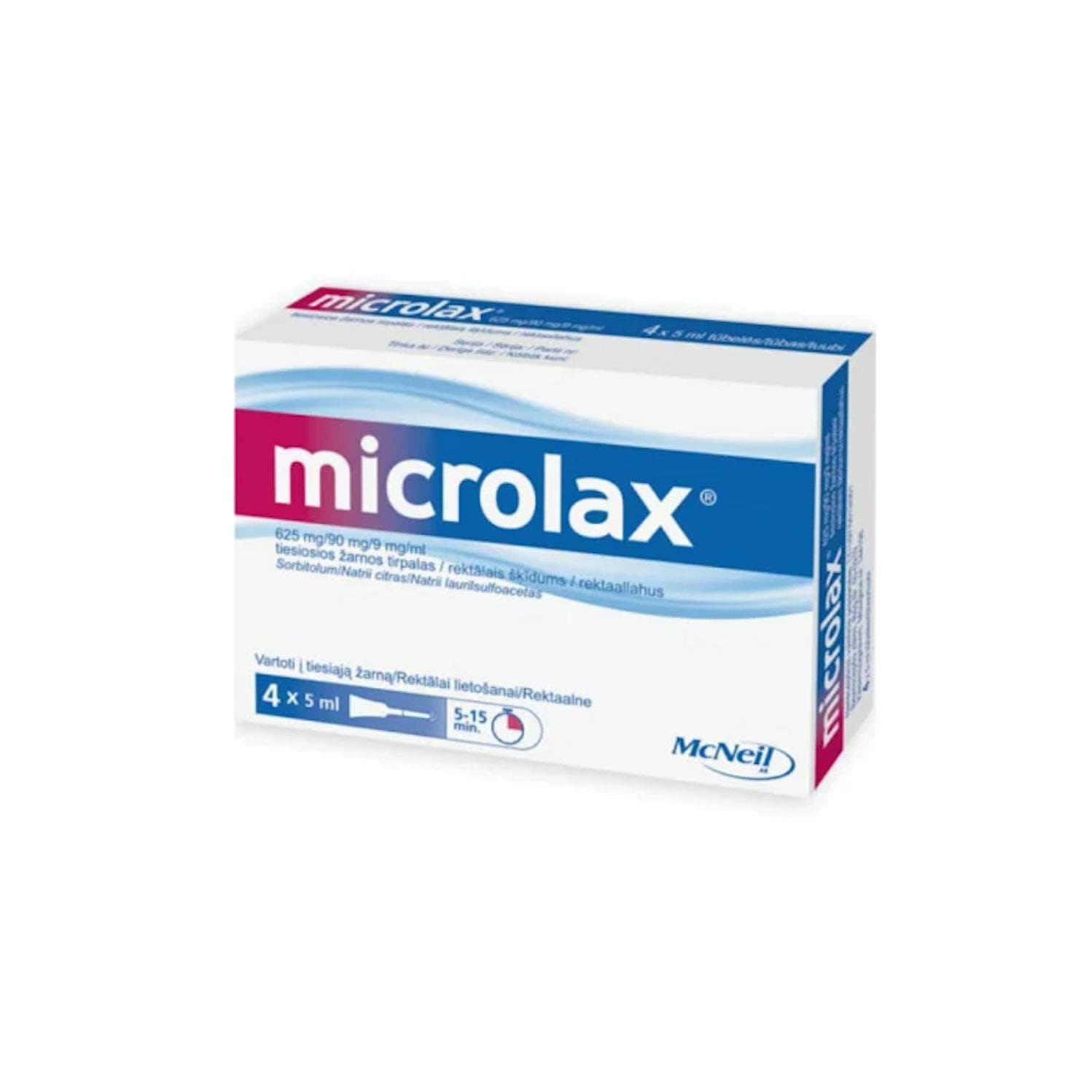 4x5 ml - Treatment of Constipation Or Conditions Requiring Facilitated Bowel Movements