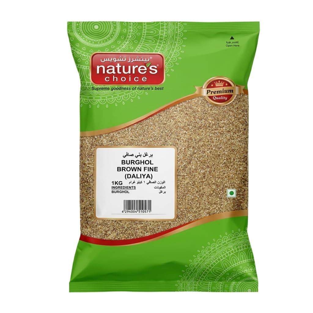 Natures Choice Burghol Brown Fine (Daliya) 1kg