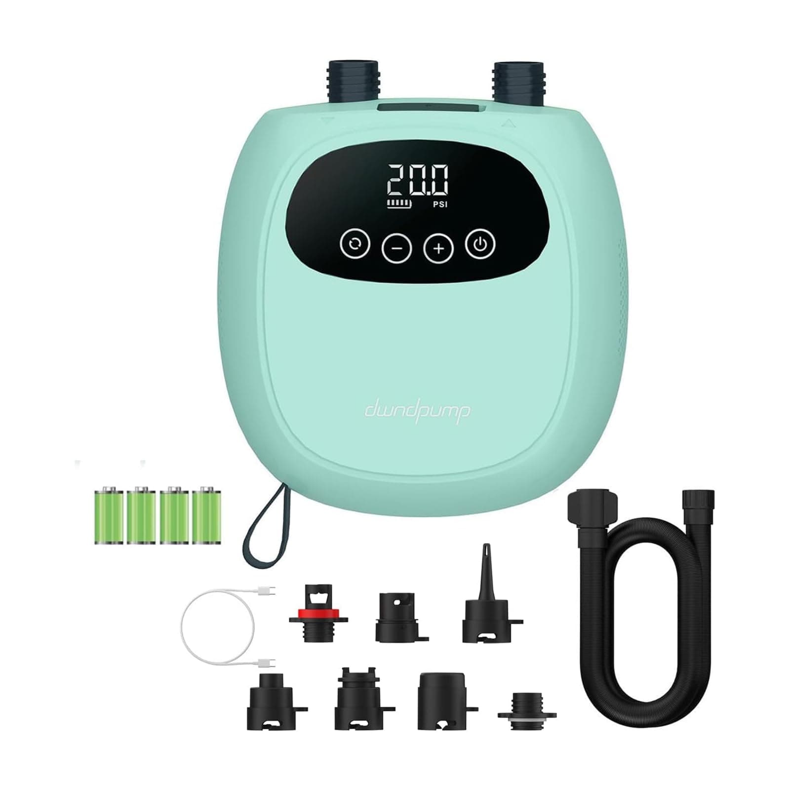 Electric Paddle Board Pump, Rechargeable 20PSI High Pressure SUP Pump, Battery Powered Dual-Stage Inflation and Deflation Sup Air Pump, Portable Electric Pump for Kayaks, Wind Wings, SUPs