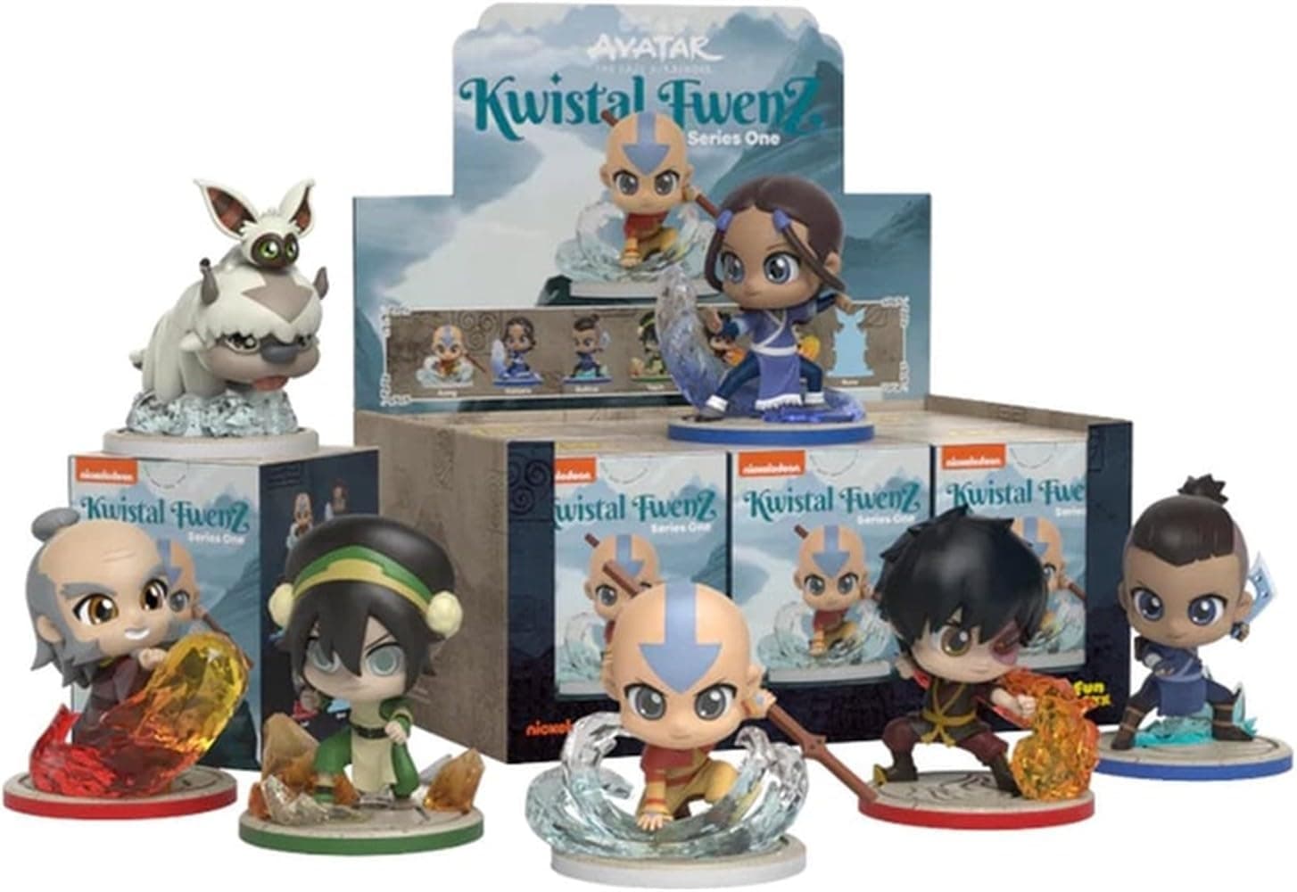 Avatar the Last Airbender Kwistal Fwenz Series 1 | Blind Box Toy Collectible Figurines | One Pack - Contains One Random Figure