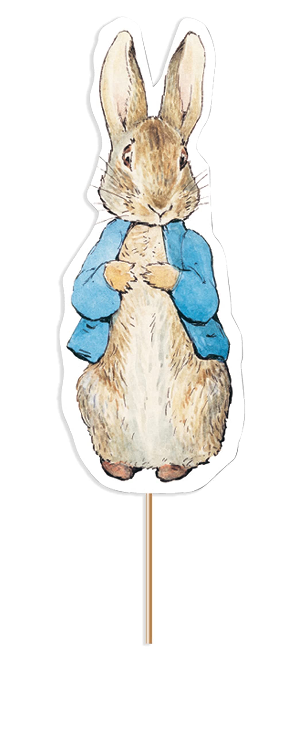 Anniversary House J002 Rabbit Classic Peter Celebration Cake Topper , Paper