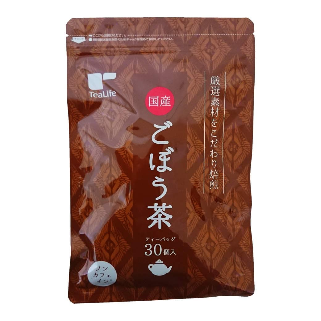 Tealife Gobo Cha (Japanese Burdock Tea, 30-Pieces )