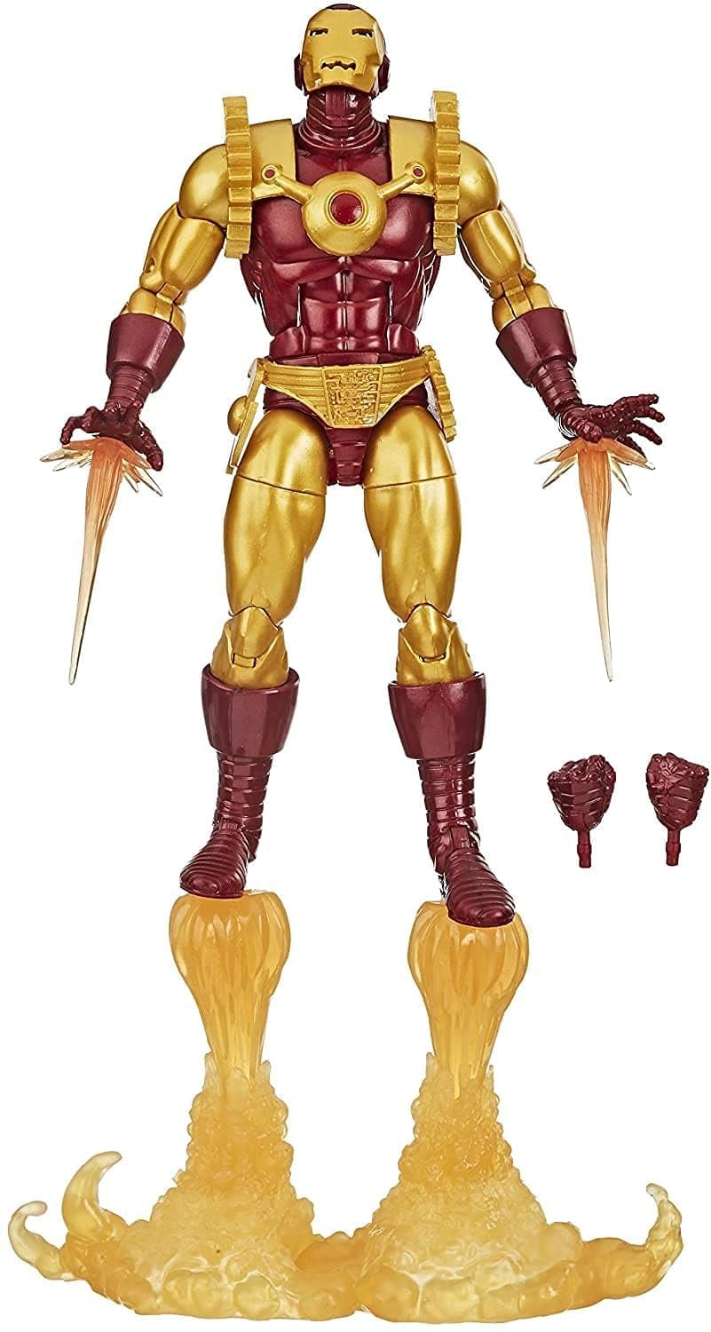 Hasbro Marvel Legends Series Iron Man 6-inch Collectible Action Figure Iron Man 2020 Toy, Premium Design and 8 Accessories, Ages 4 and Up
