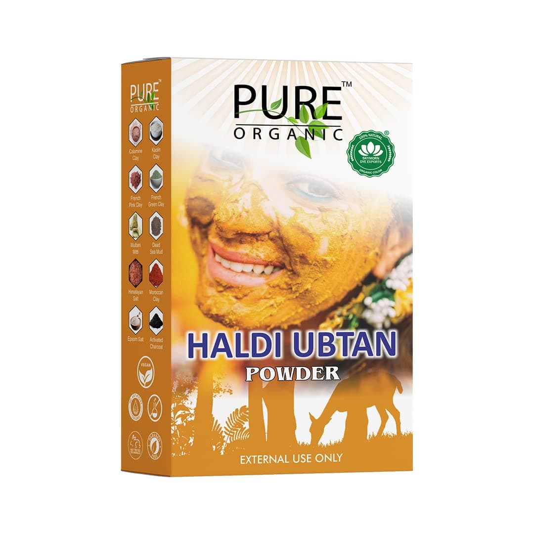 Haldi Ubtan Powder Face Pack (Dulhan Special) for Face, Body Fairness, Tanning, Glowing Skin, Turmeric Moisturizer (100 Gram)