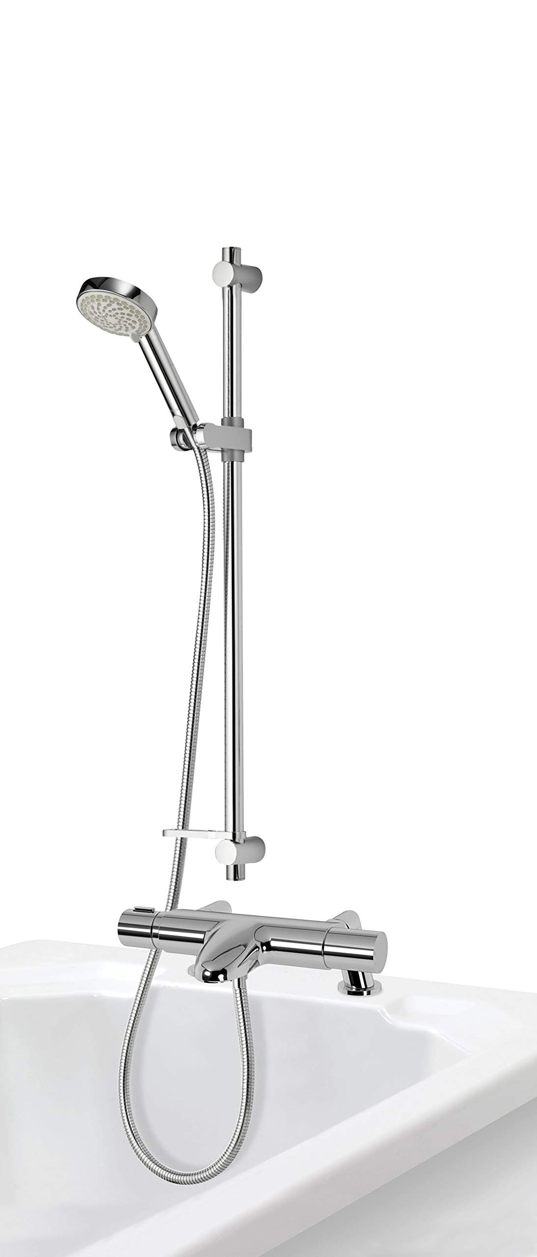 MD110BSM Midas 110 bath shower mixer with adjustable head, Chrome