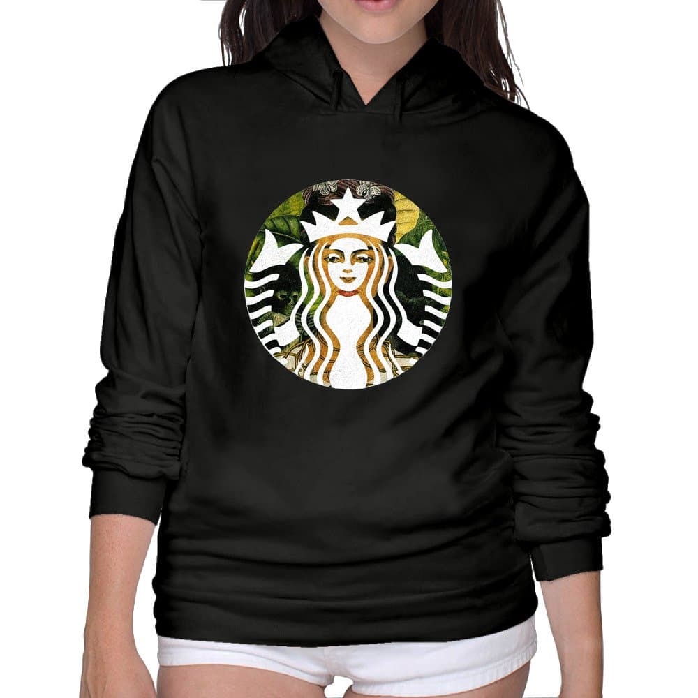 RHISRO Women's Behind You Pattern Fashion Hooded Sweater Cute