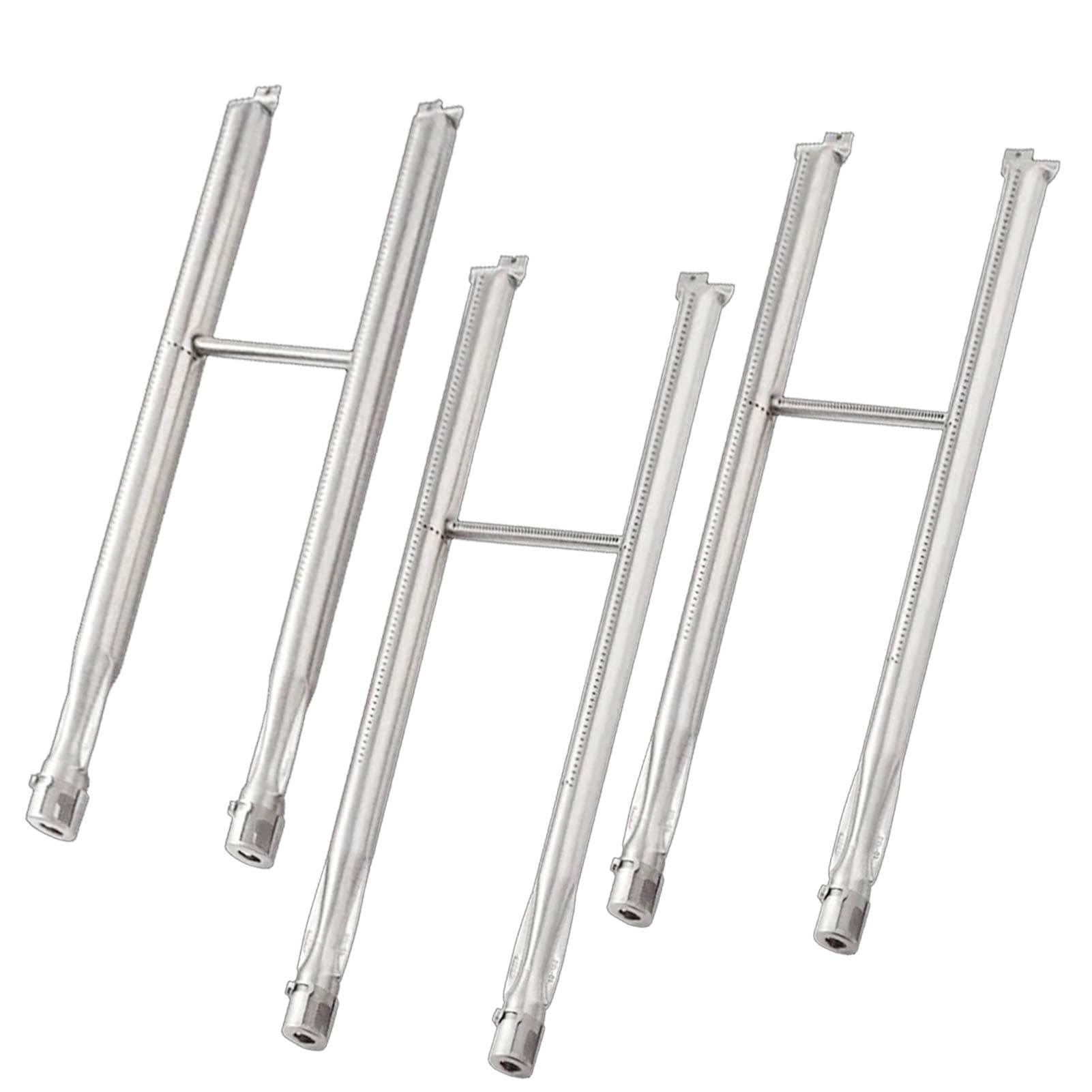 6-Pack 85662 Burner Tubes and Crossover Tubes Set Replacement Parts for Weber Summit Gold A/B / A6 / B6, Platinum A6 / B6 Grills, 20 1/2" Long