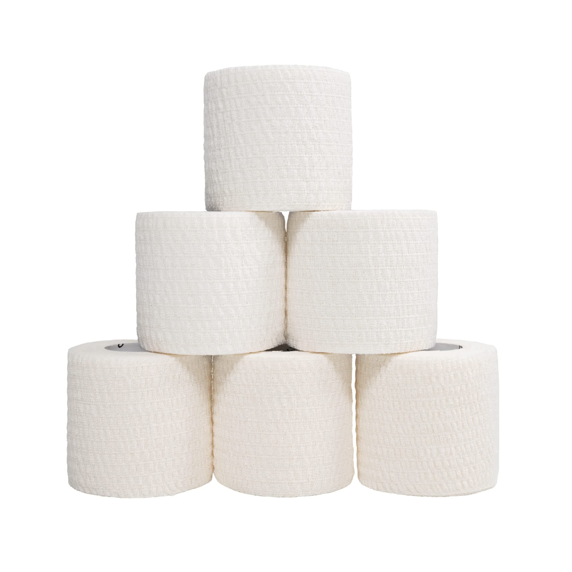 Weightlifting Tape, Stretch Sports Tape for Wrist and Hand Use, 6 Rolls, White