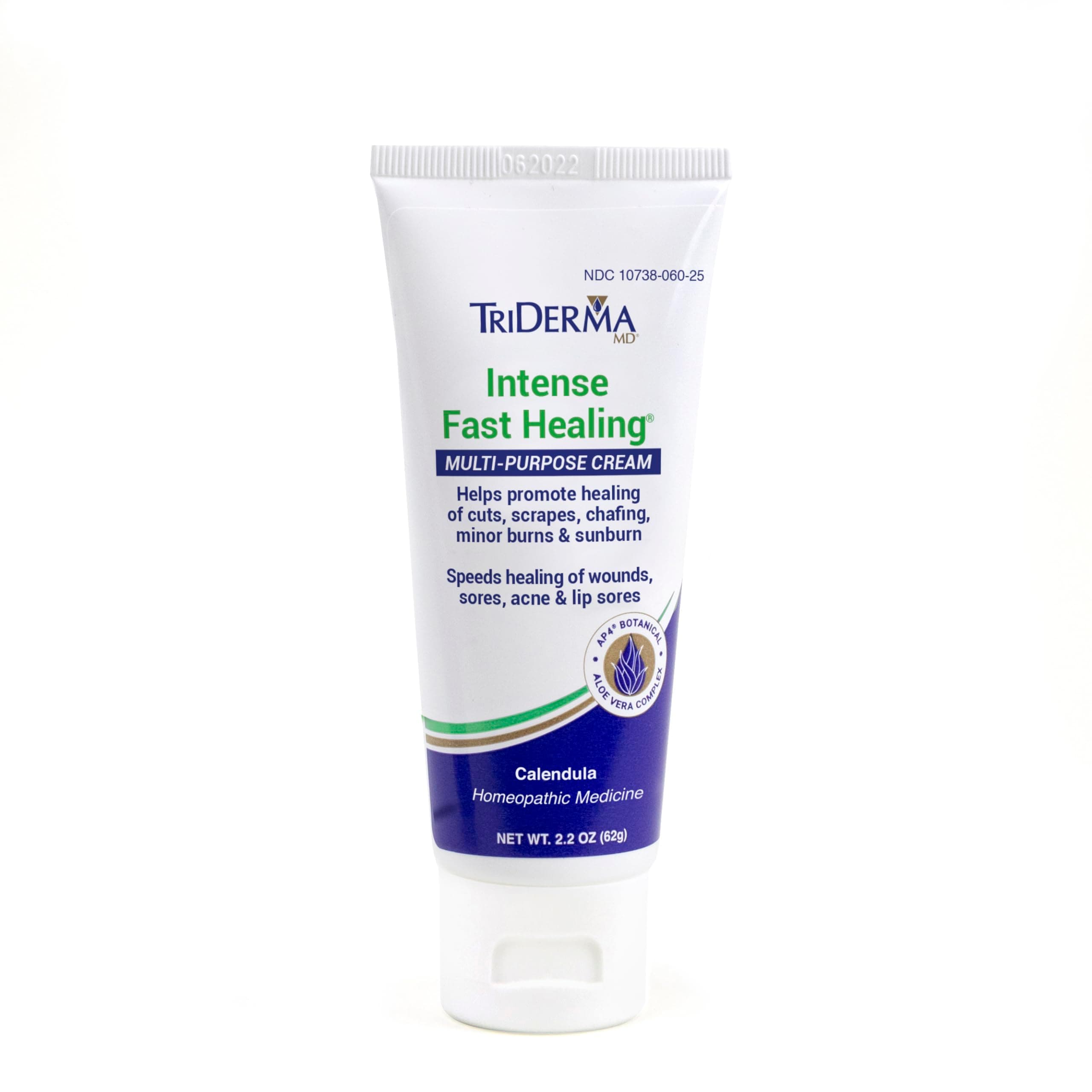 TriDerma Intense Fast Skin Healing Cream for Hard-to-Heal Skin Irritations, Sores, Rashes, Dry, Cracked Hands, Cuts, Chafing, Burns, Scrapes - First Aid Kit Essential - FSA Eligible - 2.2 oz