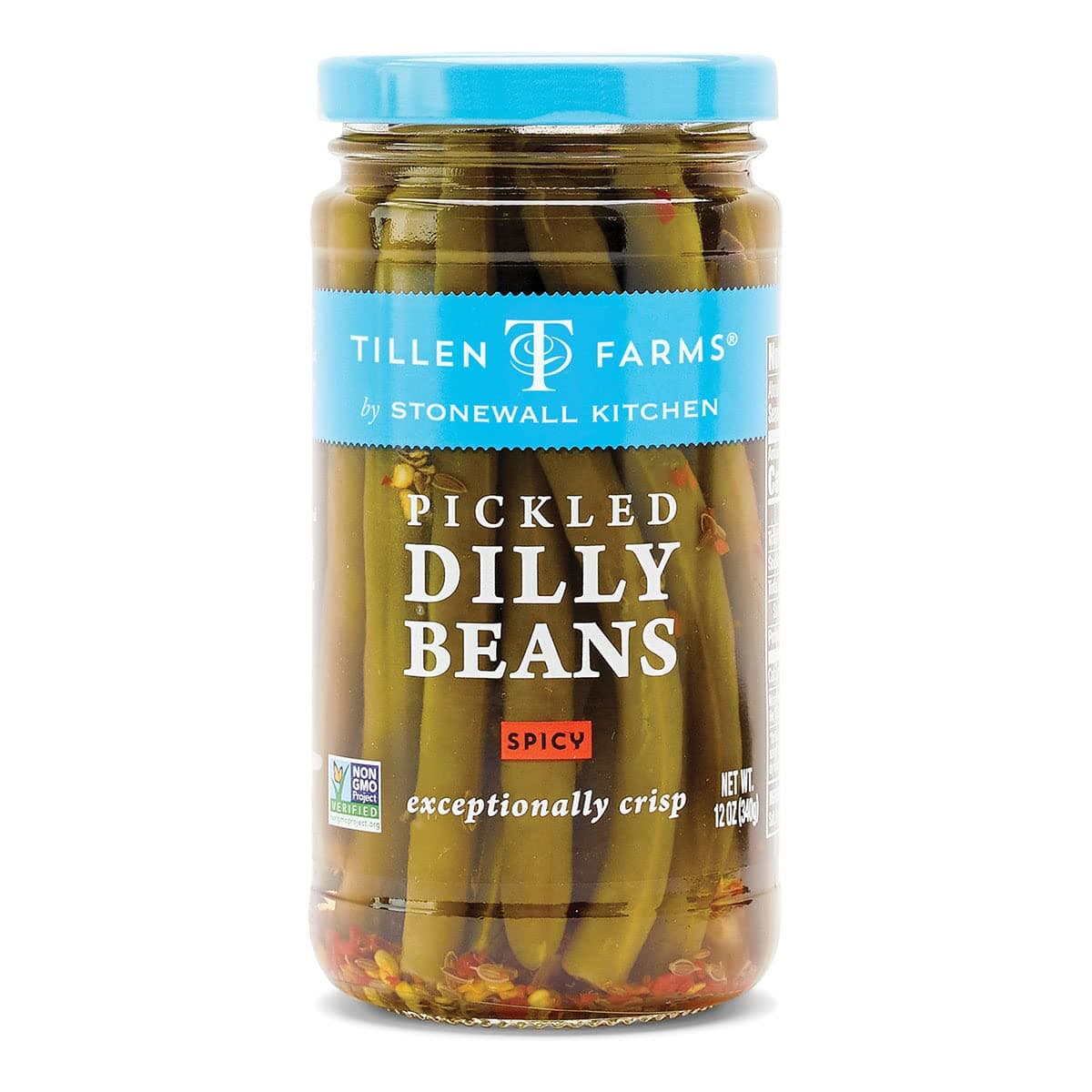 Pickled Hot & Spicy Dilly Beans, 12 oz