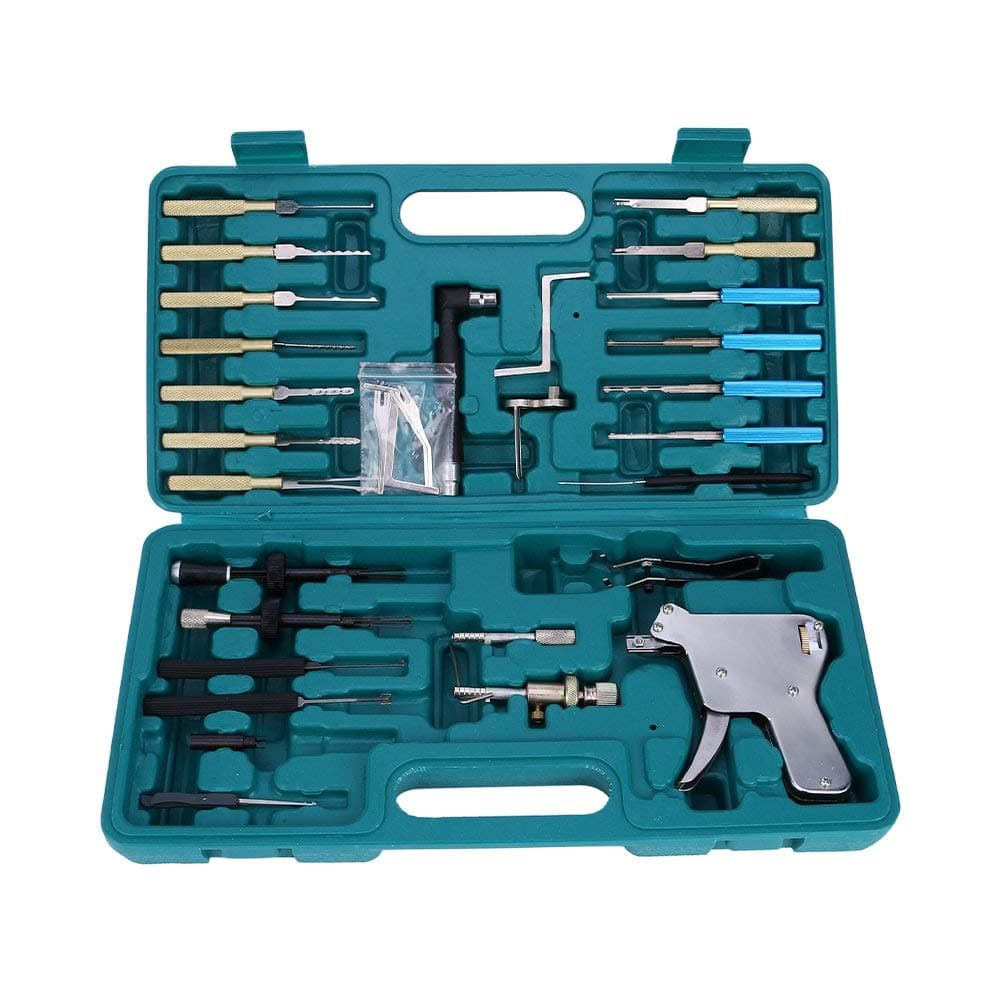 Loboo Idea Lock Pick Gun, Lockpicking Gun for Locksmith, Lock Pick Set Lockpicking Tool Kit
