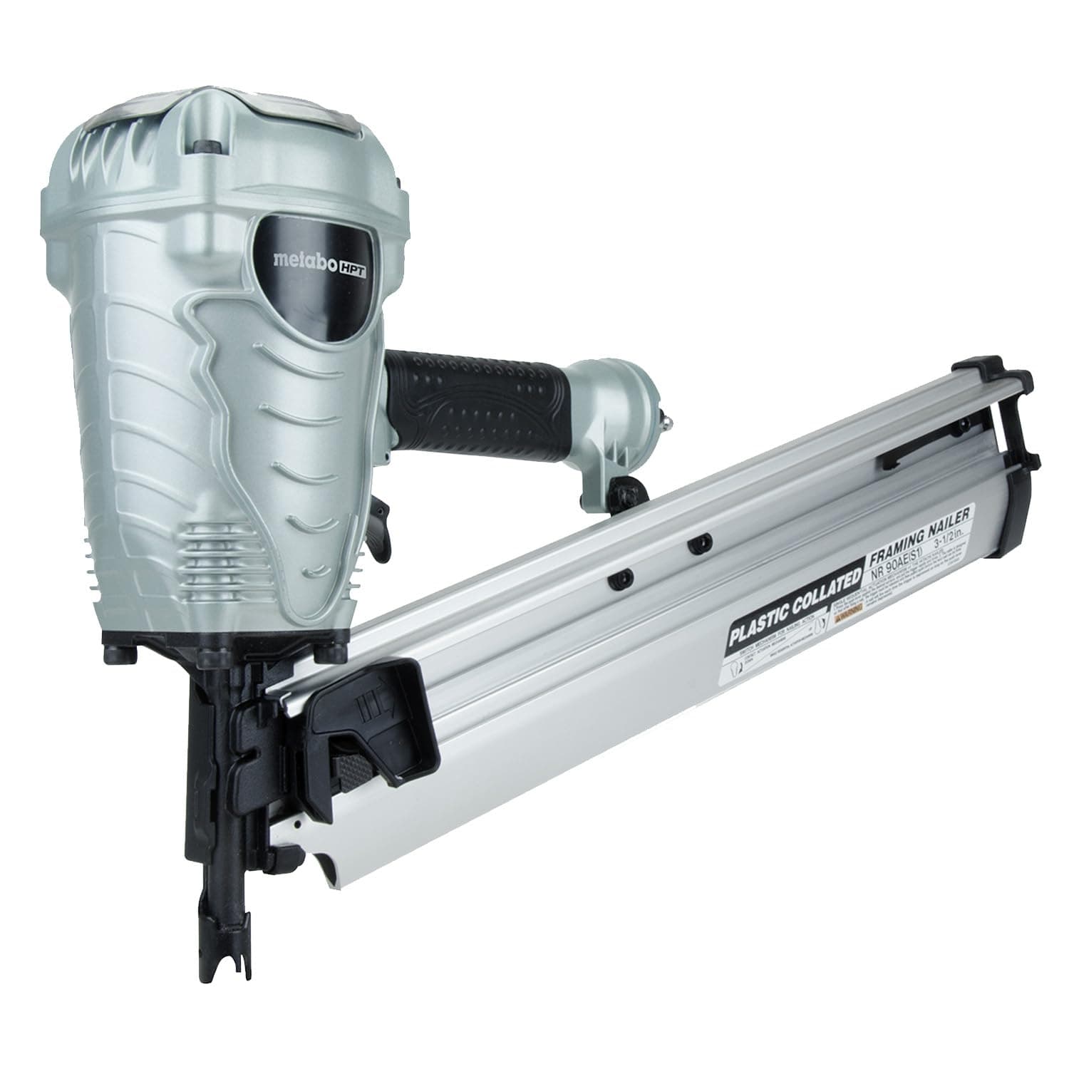 Framing Nailer, The Pro Preferred Brand of Pneumatic Nailers*, 21° Magazine, Accepts 2" to 3-1/2" Framing Nails, (NR90AES1)