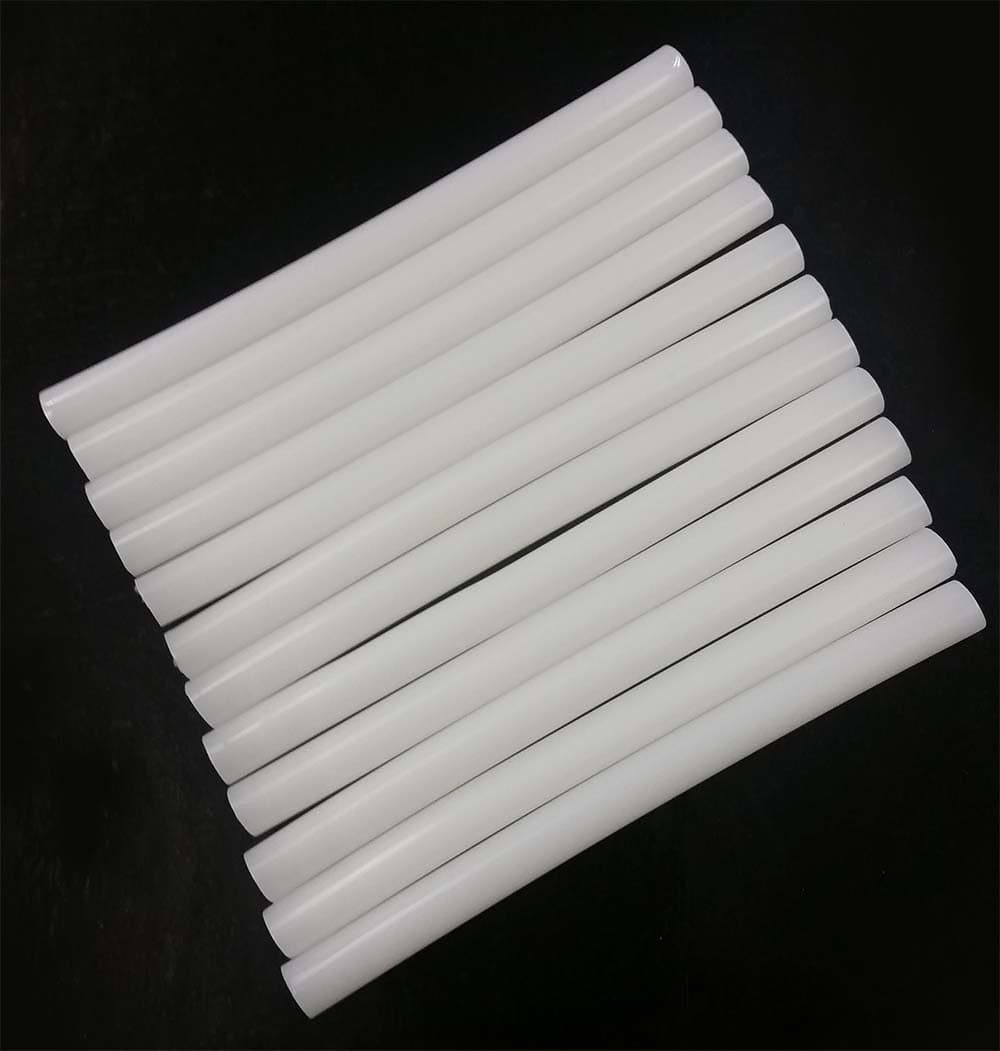 12 Professional Hair Extensions Keratin Bond Mini Glue Sticks White