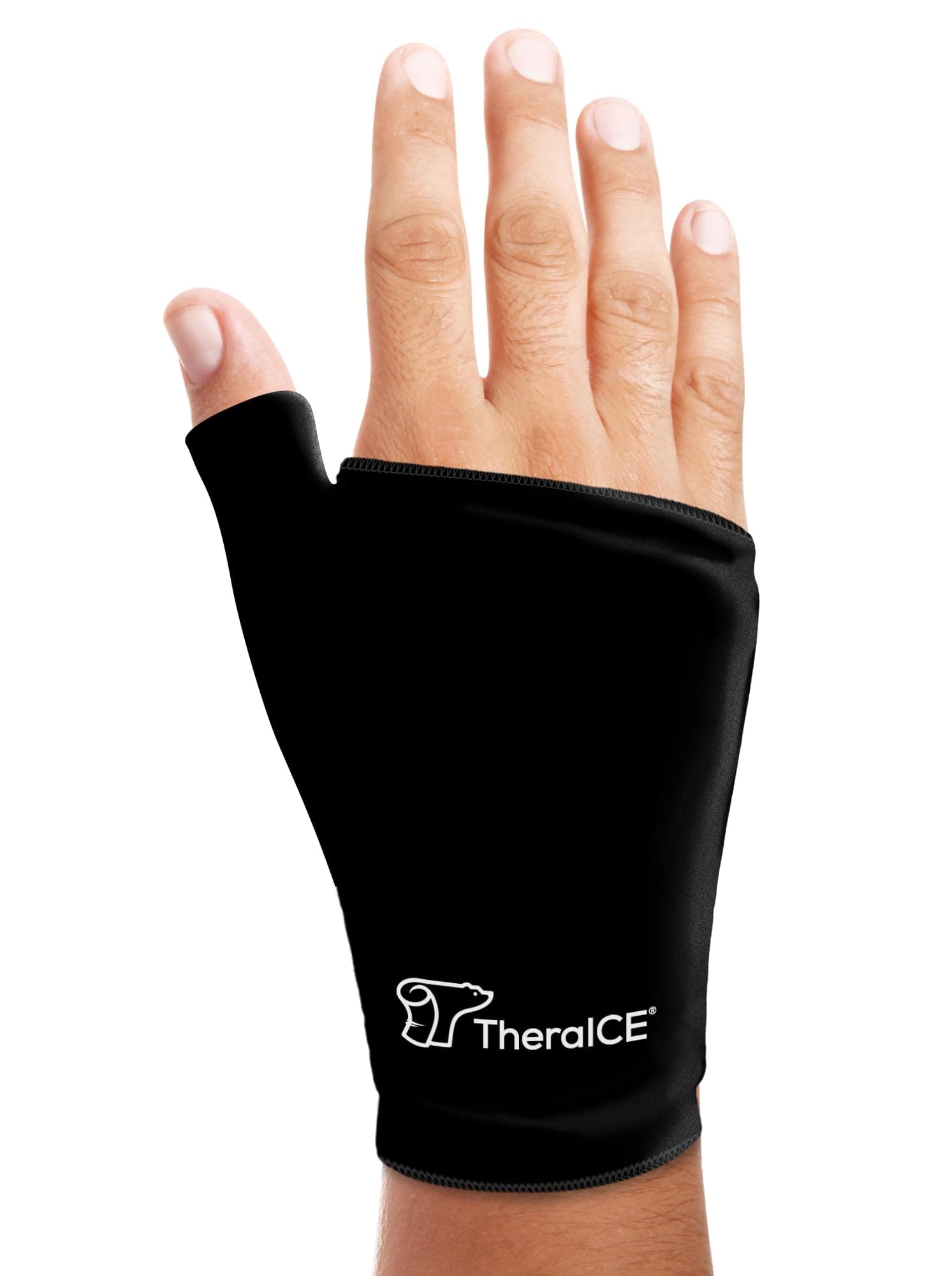 TheraICE Wrist Ice Pack - Soft Gel Ice Pack Wrap for Either Wrist for Hot & Cold Hand Therapy - Fits Most Women - S/M