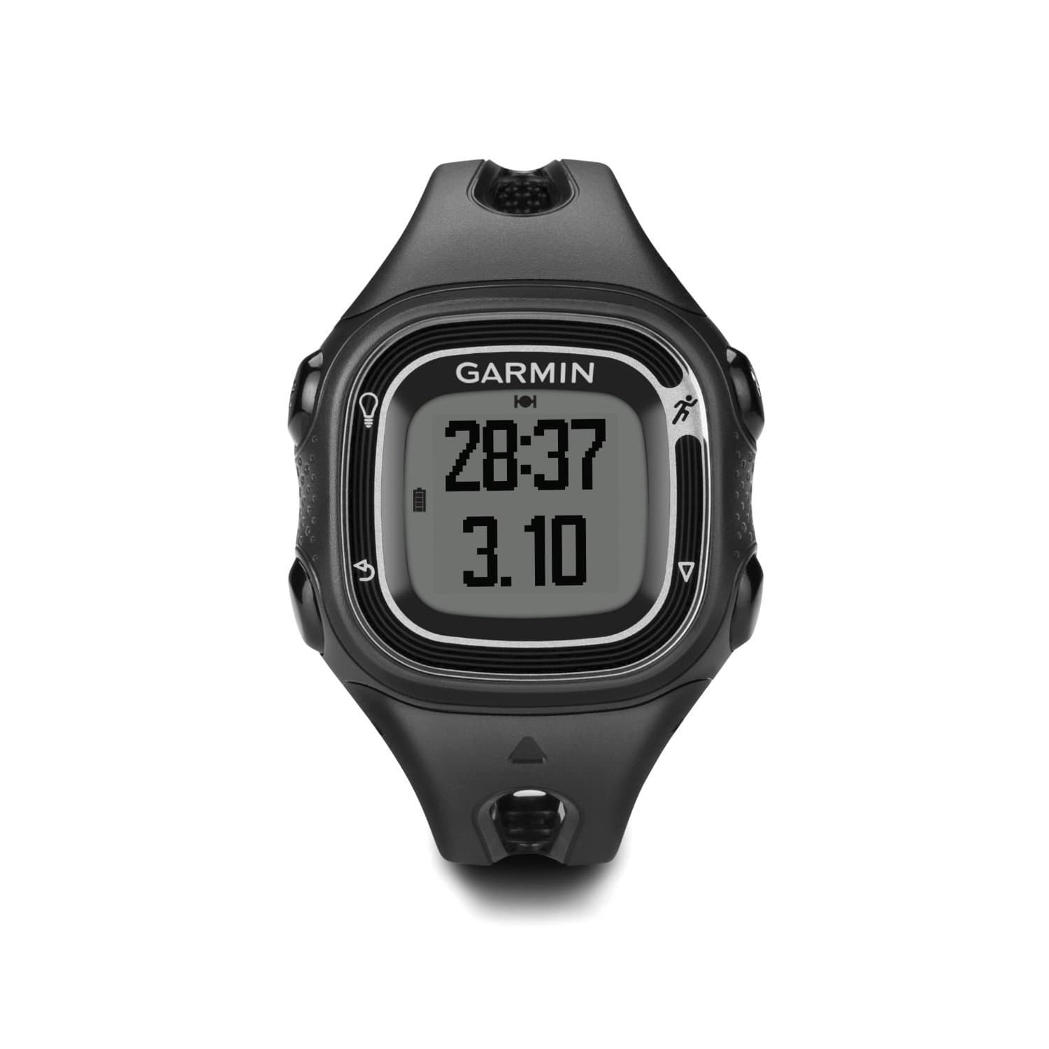 Garmin Forerunner 10 GPS Watch (Black/Silver)-(Certified Refurbished)