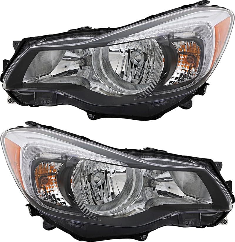 For Subaru Impreza 2012-2013/XV Crosstrek 2013-2014 Headlights Lamps Set Halogen Driver and Passenger Side