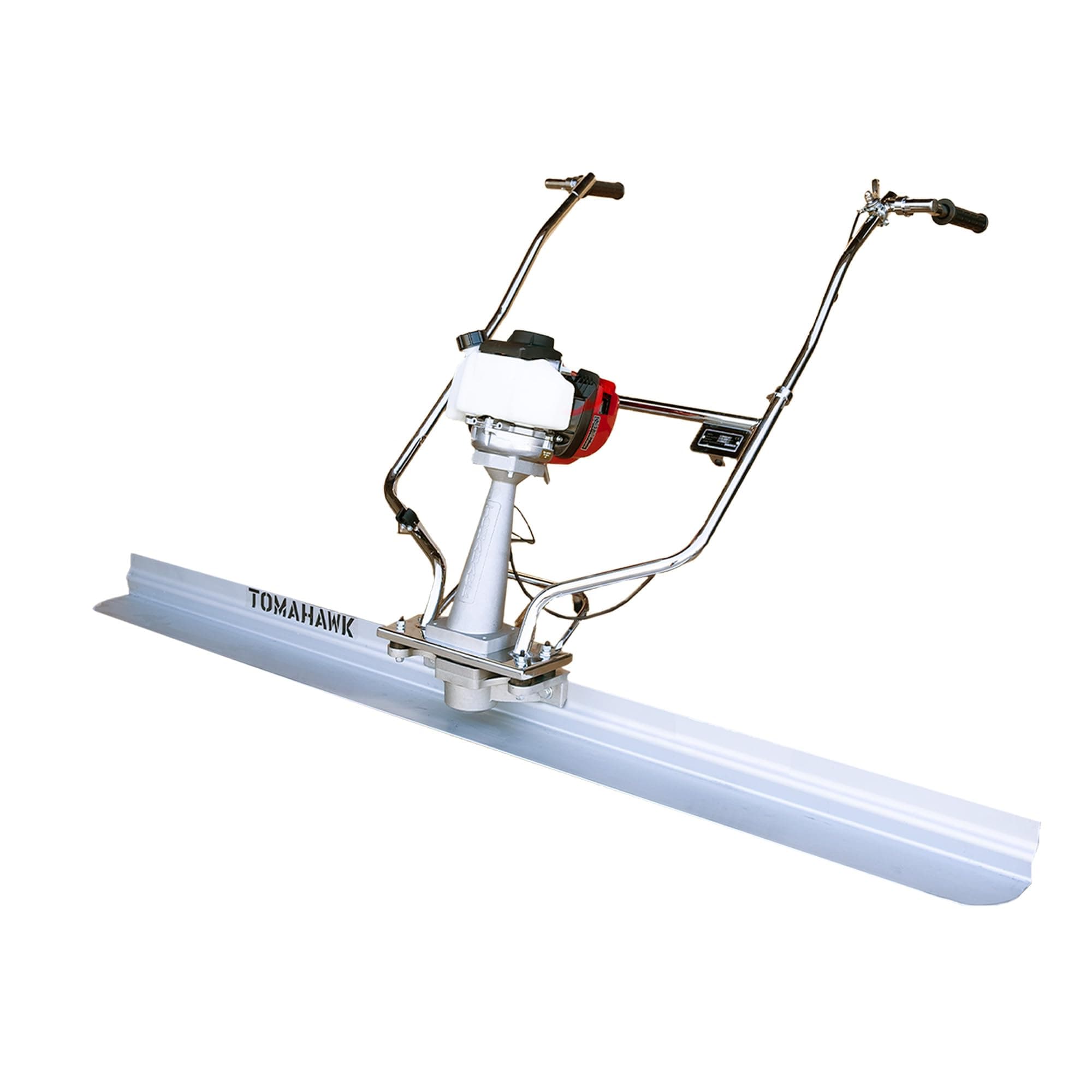 1.8 HP Honda Gas Vibrating Concrete Power Screed Motor 8ft Aluminum Magnesium Board Straight Edge Bar Set with GX35 Honda Engine and 360° Handle with 8 Feet Screed Blade