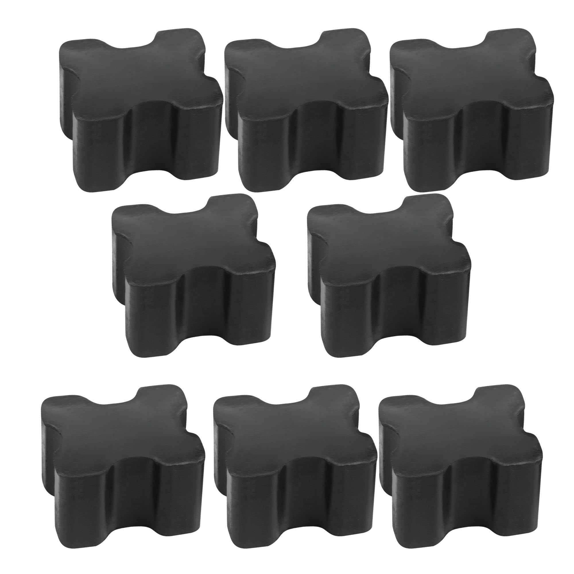 8PCS Rubber Coil Spring Spacers,Heavy Duty Front Coil Spring Booster Kit for 1" to 1.5" Coil Spring Lift,Universal Rubber Lift Blocks Car Accessories for Most Cars Trucks SUVs
