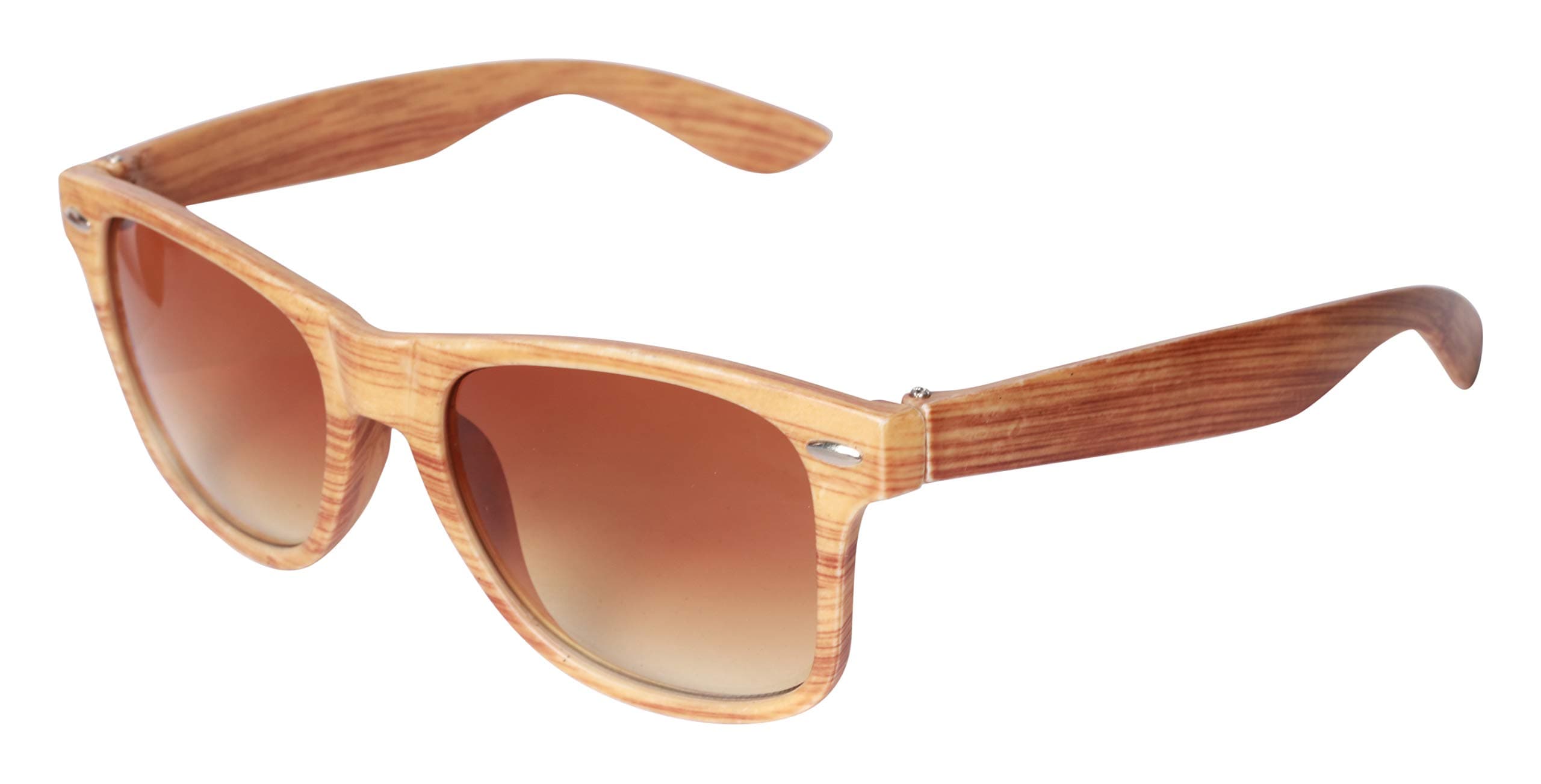 UFF Woody Wayfarer UV Protected Sunglasses | Premium Quality Polarized Lens | Eyeware by Urban Future Fashion